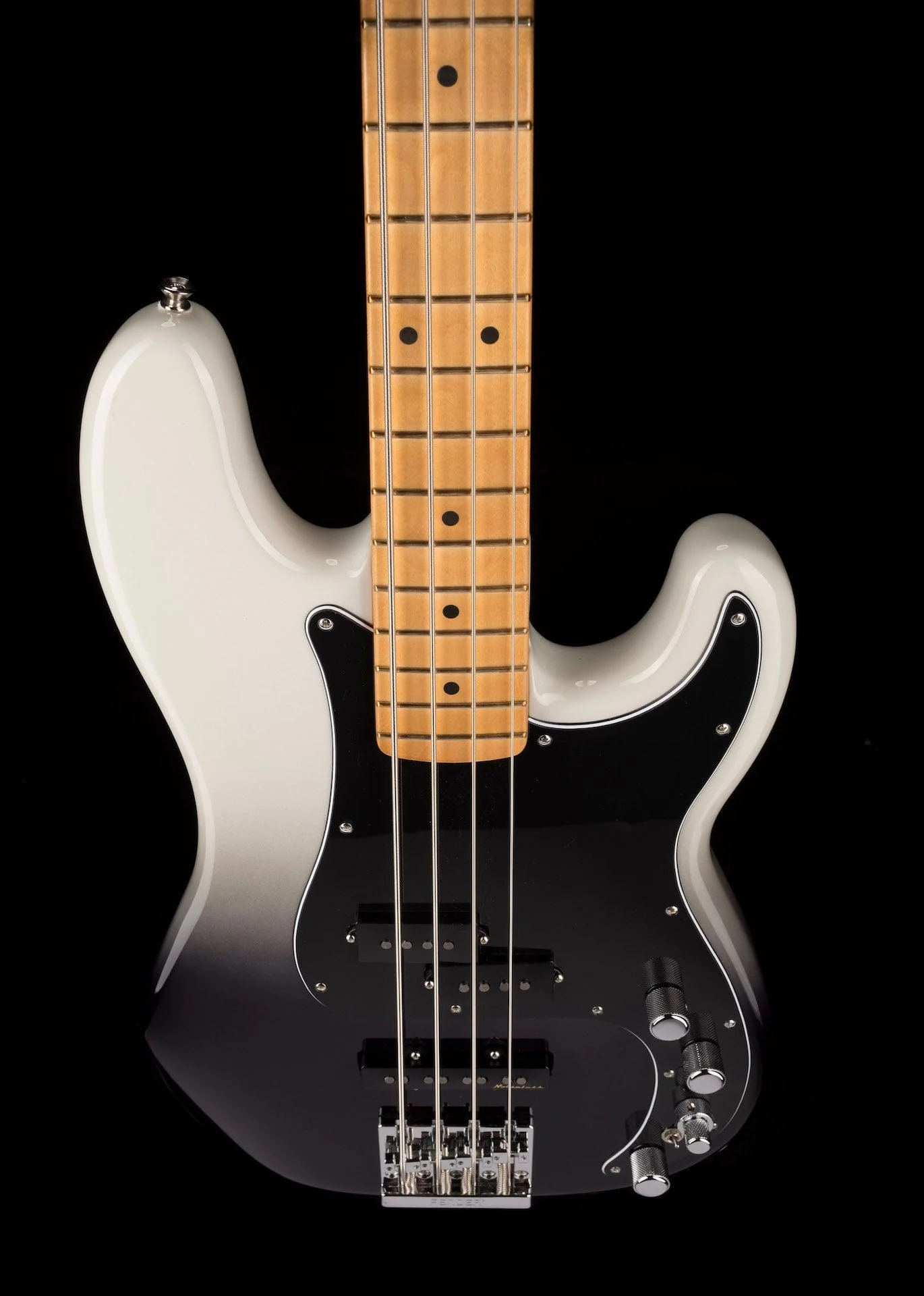 Used Fender Player Plus Active Precision Bass Silver Smoke with Gig Bag - Image 4