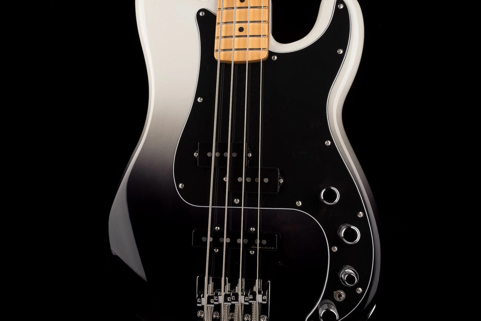 Used Fender Player Plus Active Precision Bass Silver Smoke with Gig Bag - Image 6