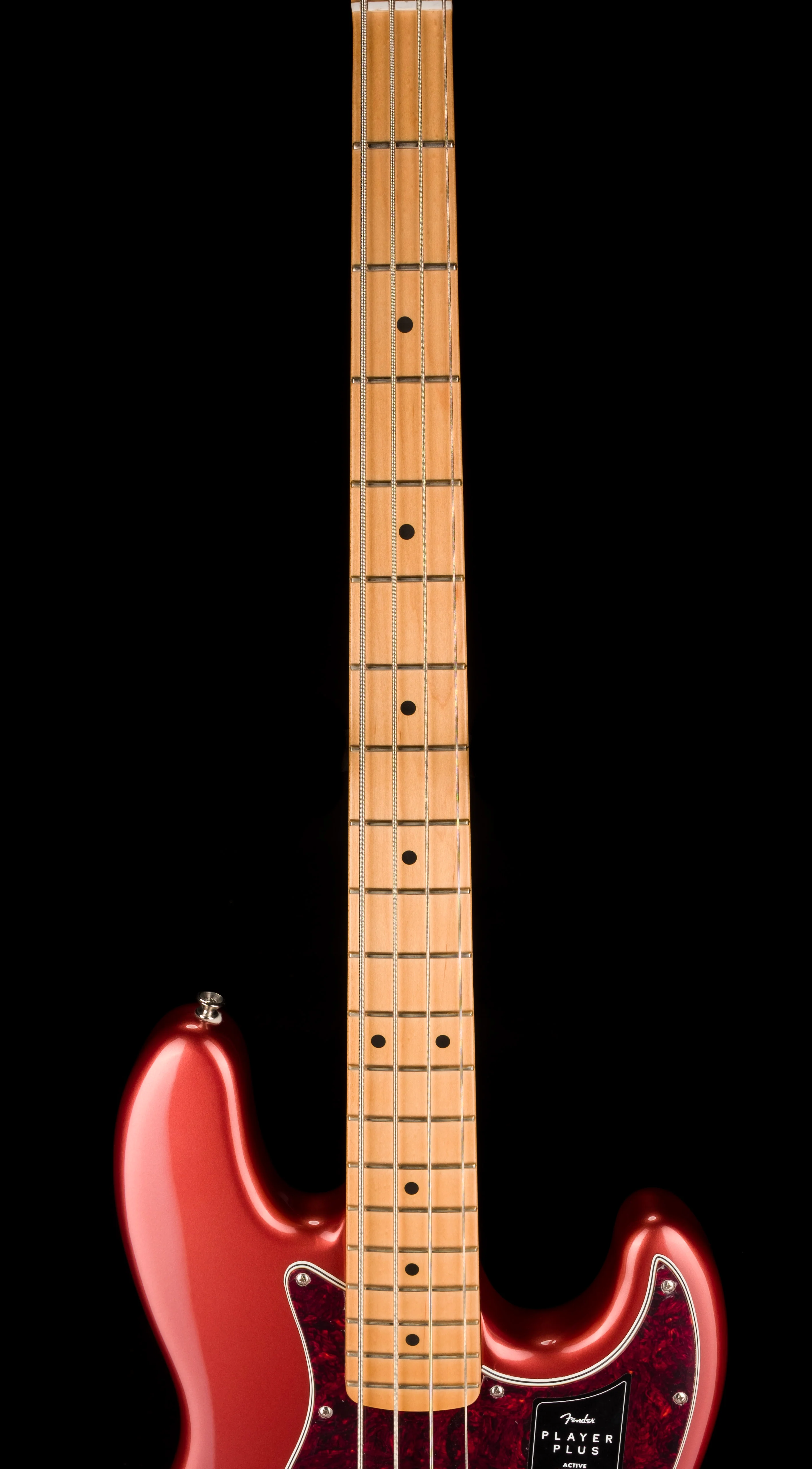 Used Fender Player Plus Jazz Bass Aged Candy Apple Red With Gig Bag - Image 11