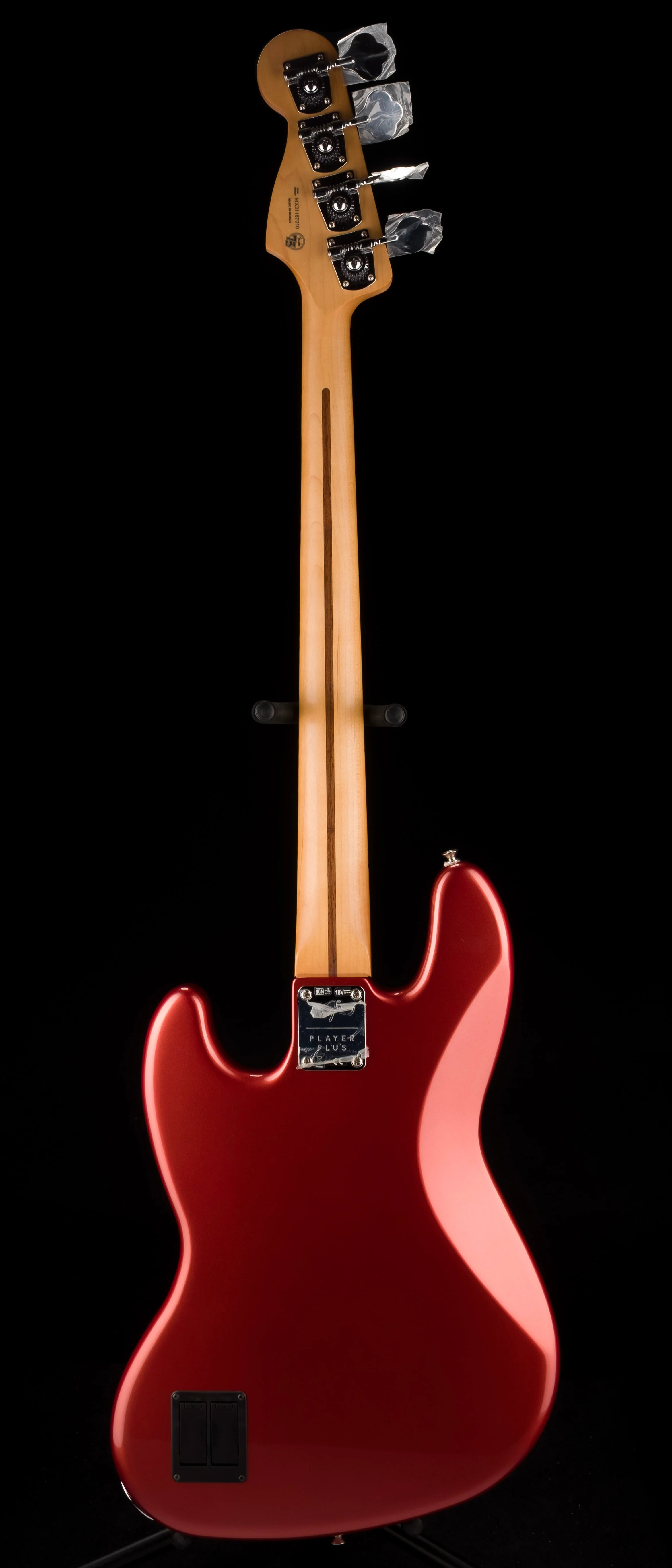 Used Fender Player Plus Jazz Bass Aged Candy Apple Red With Gig Bag - Image 14