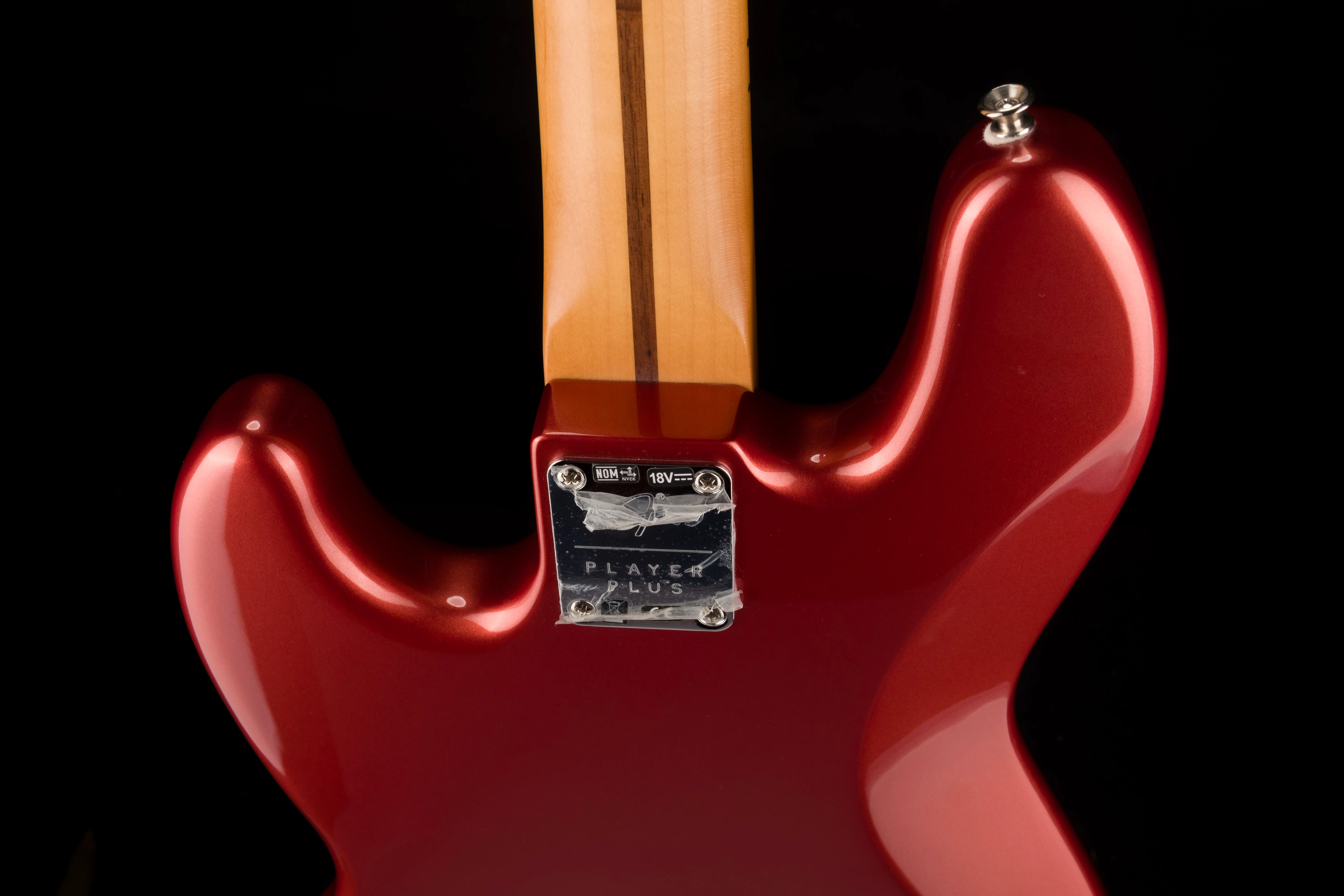 Used Fender Player Plus Jazz Bass Aged Candy Apple Red With Gig Bag - Image 15