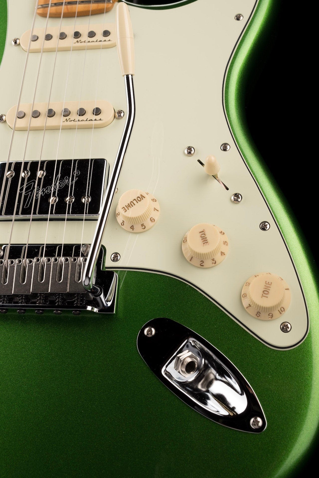Used Fender Player Plus Stratocaster HSS Cosmic Jade with Gig Bag Serial # MX21128728 - Image 7