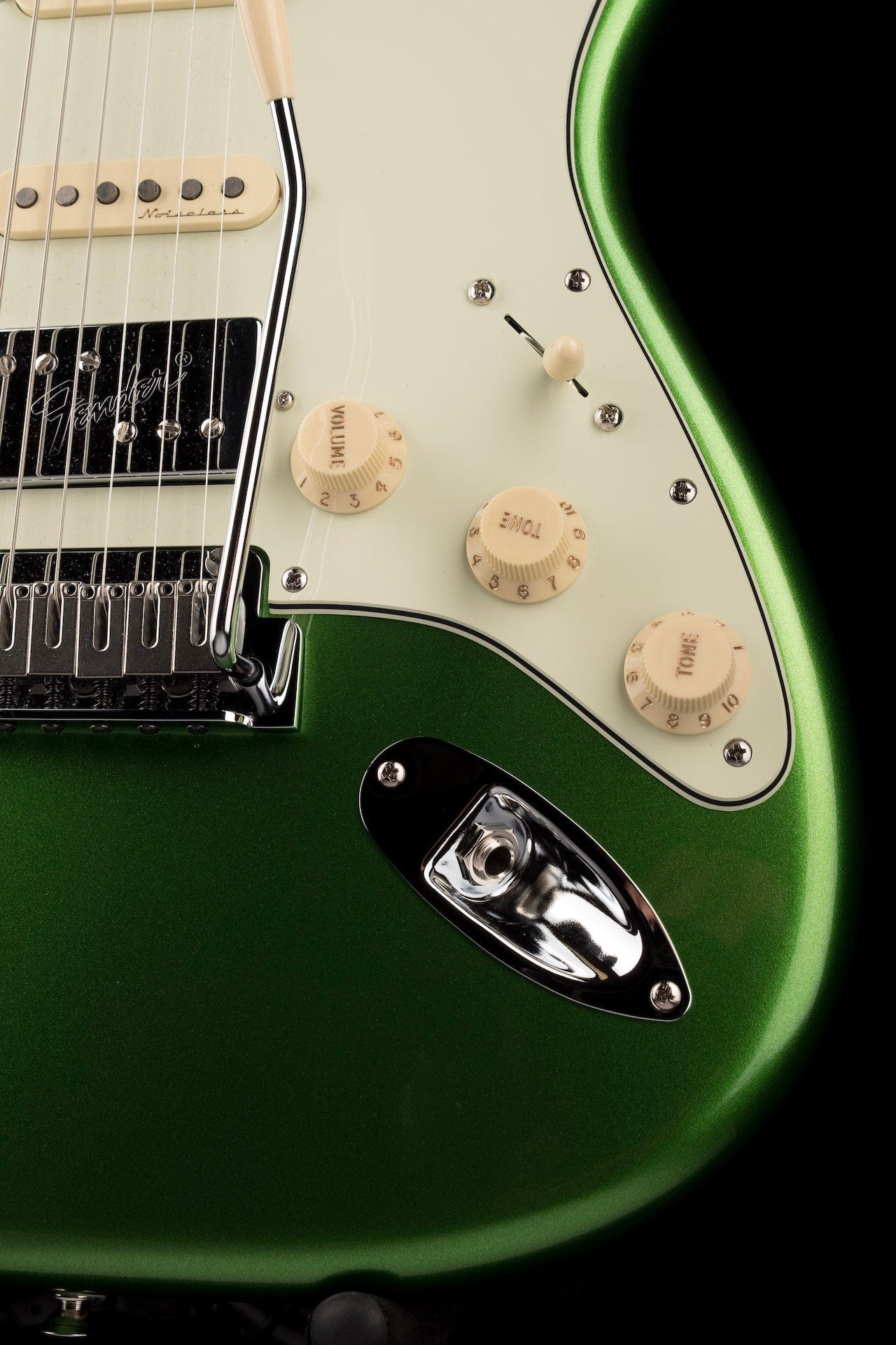 Used Fender Player Plus Stratocaster HSS Cosmic Jade with Gig Bag Serial # MX21077953 - Image 7