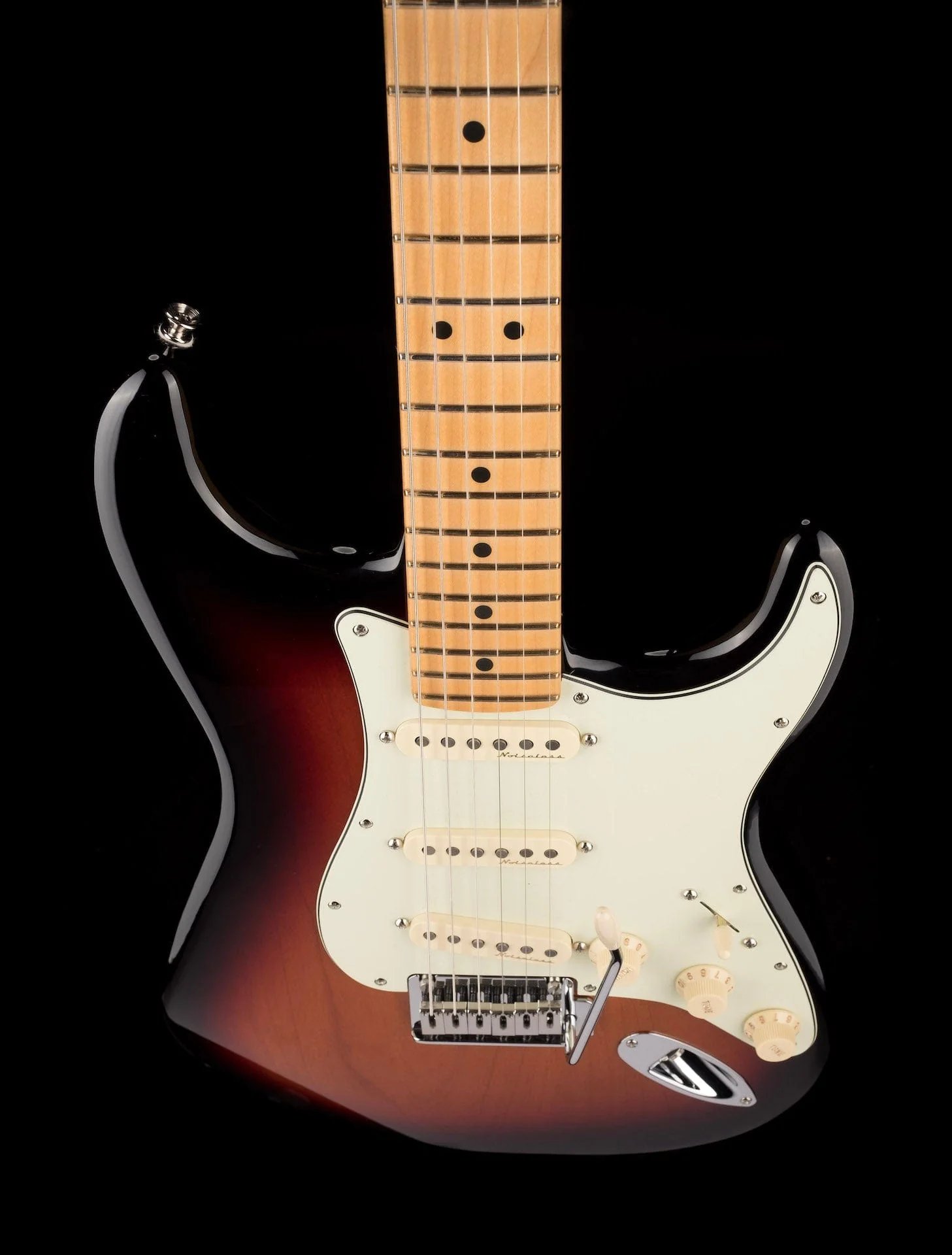 Used Fender Player Plus Stratocaster Maple Fingerboard 3-Color Sunburst with Gig Bag - Image 4