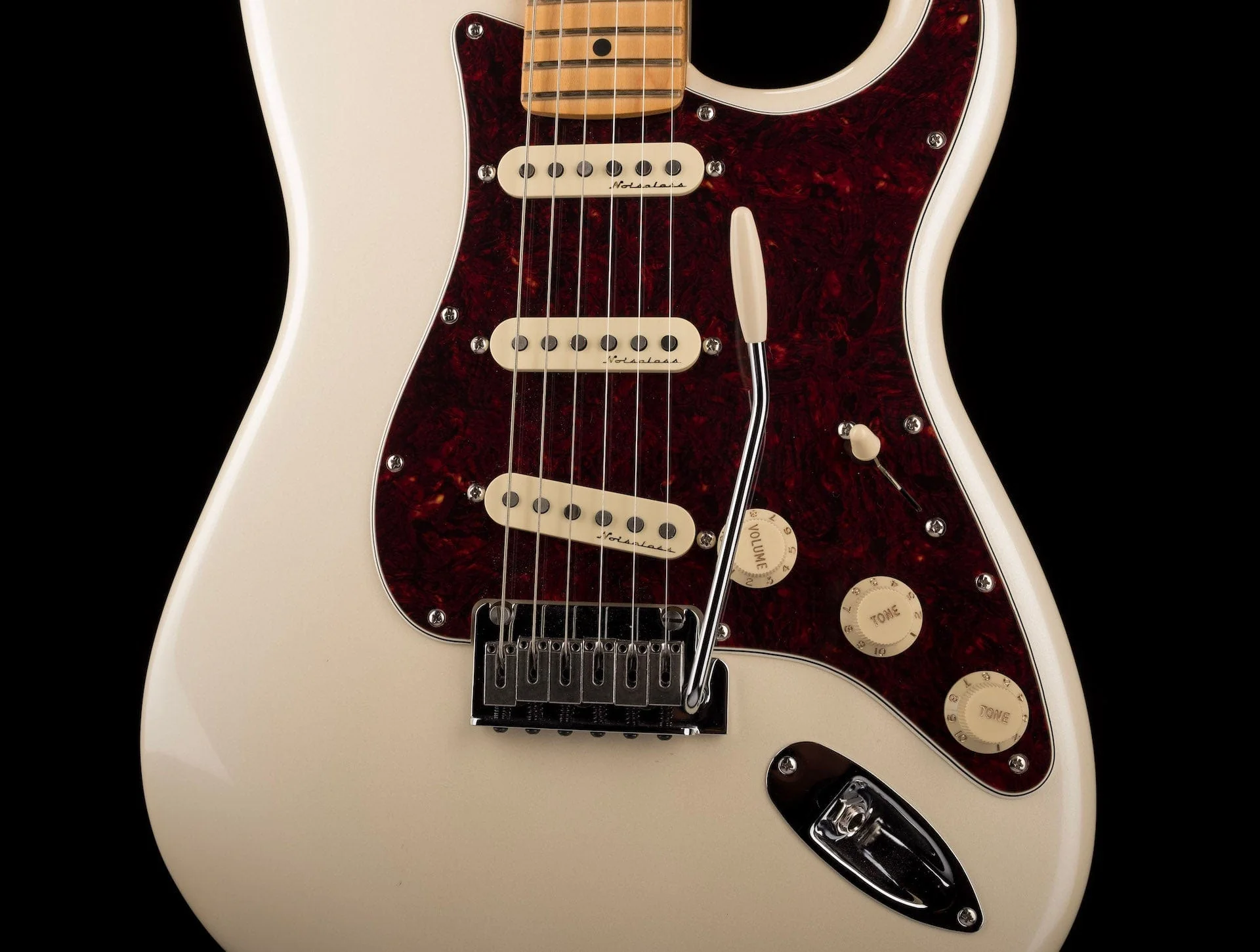 Used Fender Player Plus Stratocaster Olympic Pearl with Gig Bag - Image 6