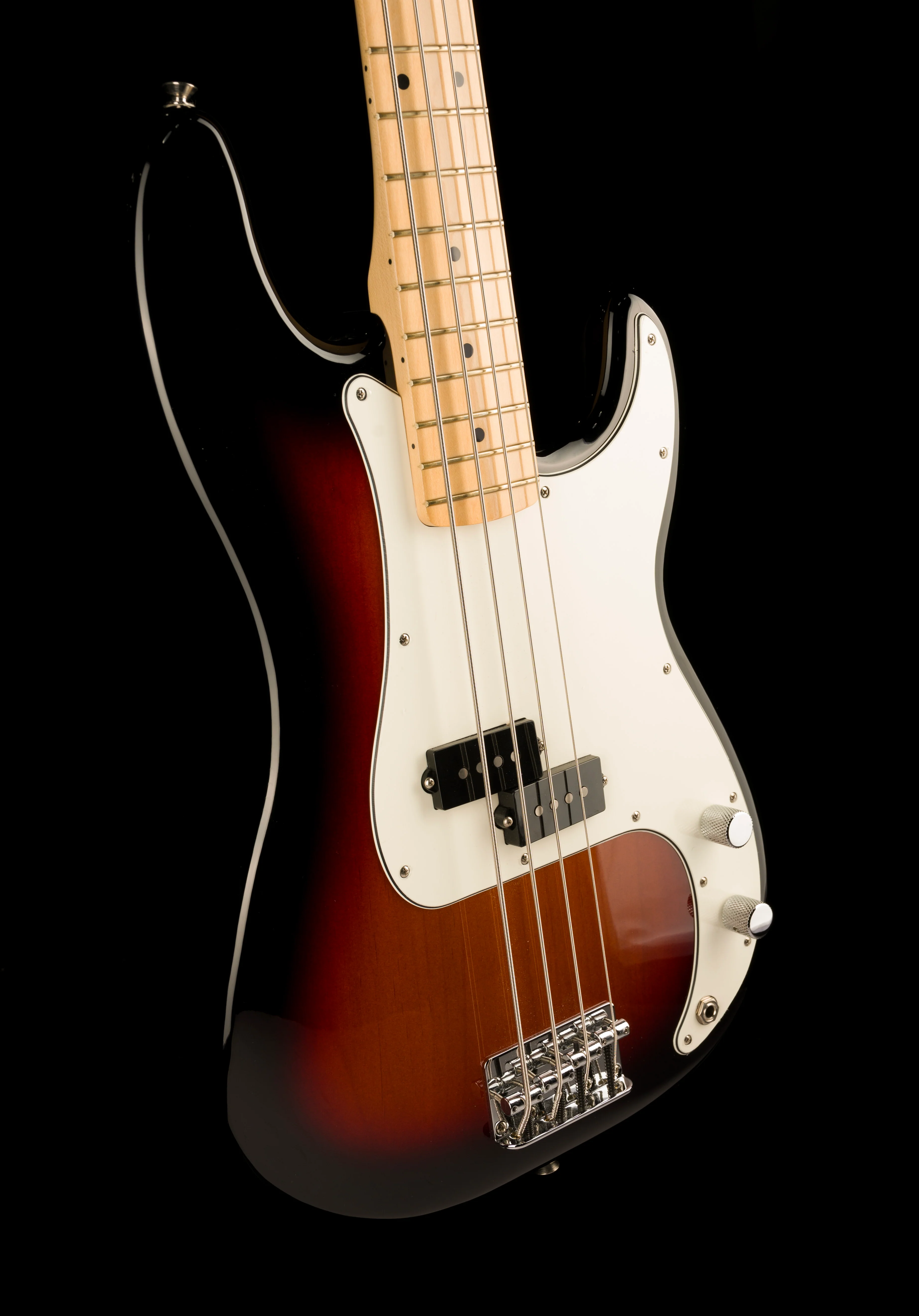 Used Fender Player Precision Bass Maple 3-Tone Sunburst With OHSC - Image 10