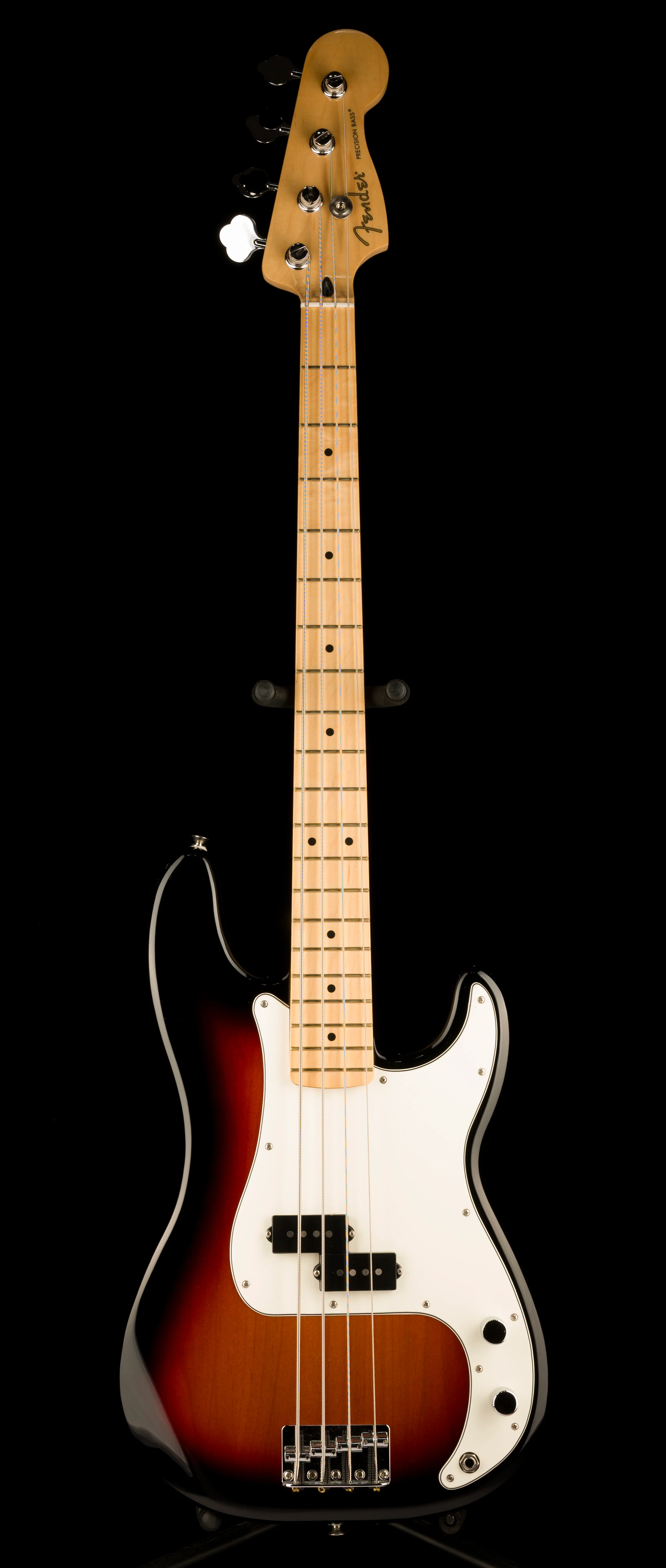 Used Fender Player Precision Bass Maple 3-Tone Sunburst With OHSC - Image 2