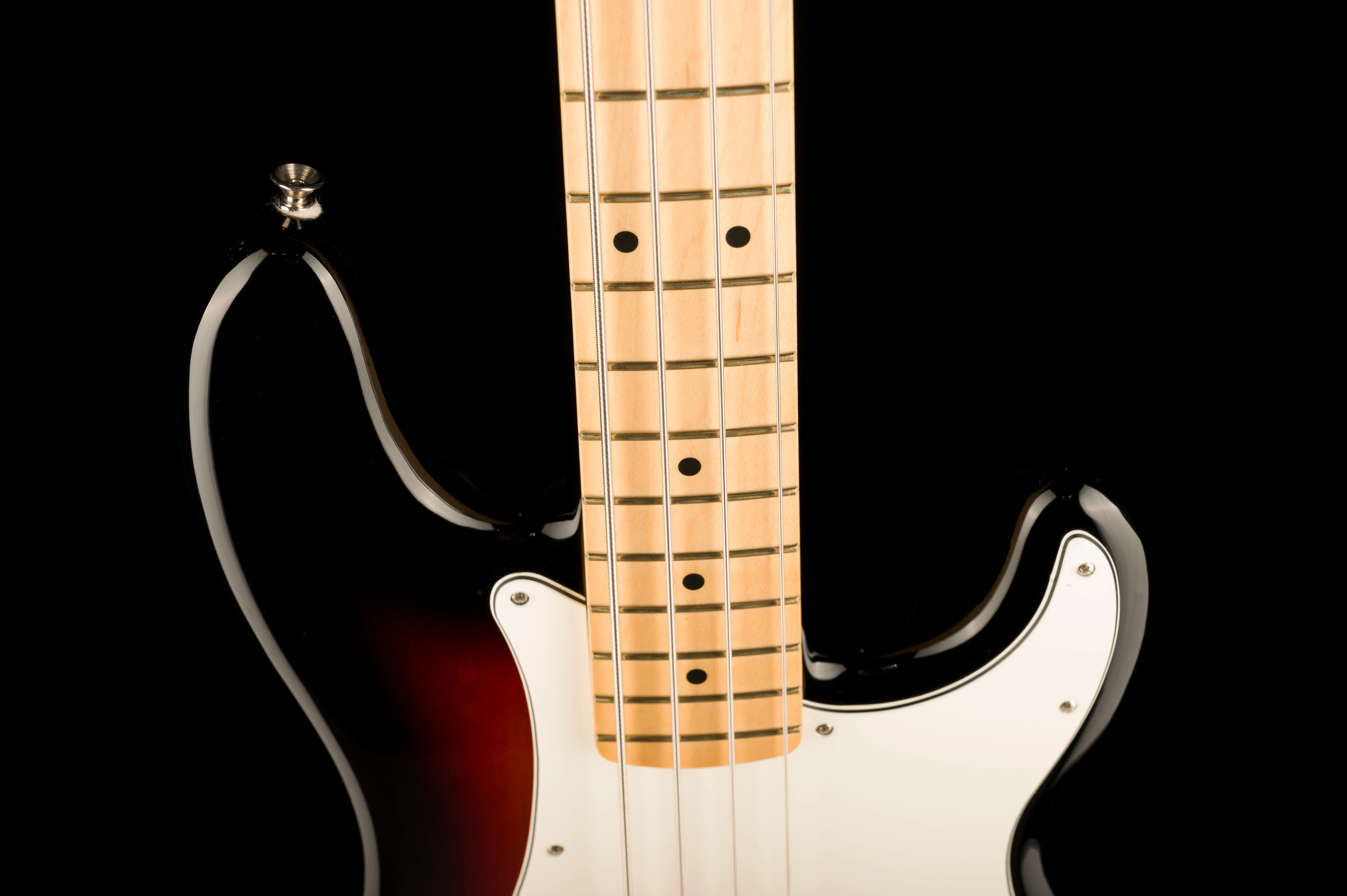 Used Fender Player Precision Bass Maple 3-Tone Sunburst With OHSC - Image 3