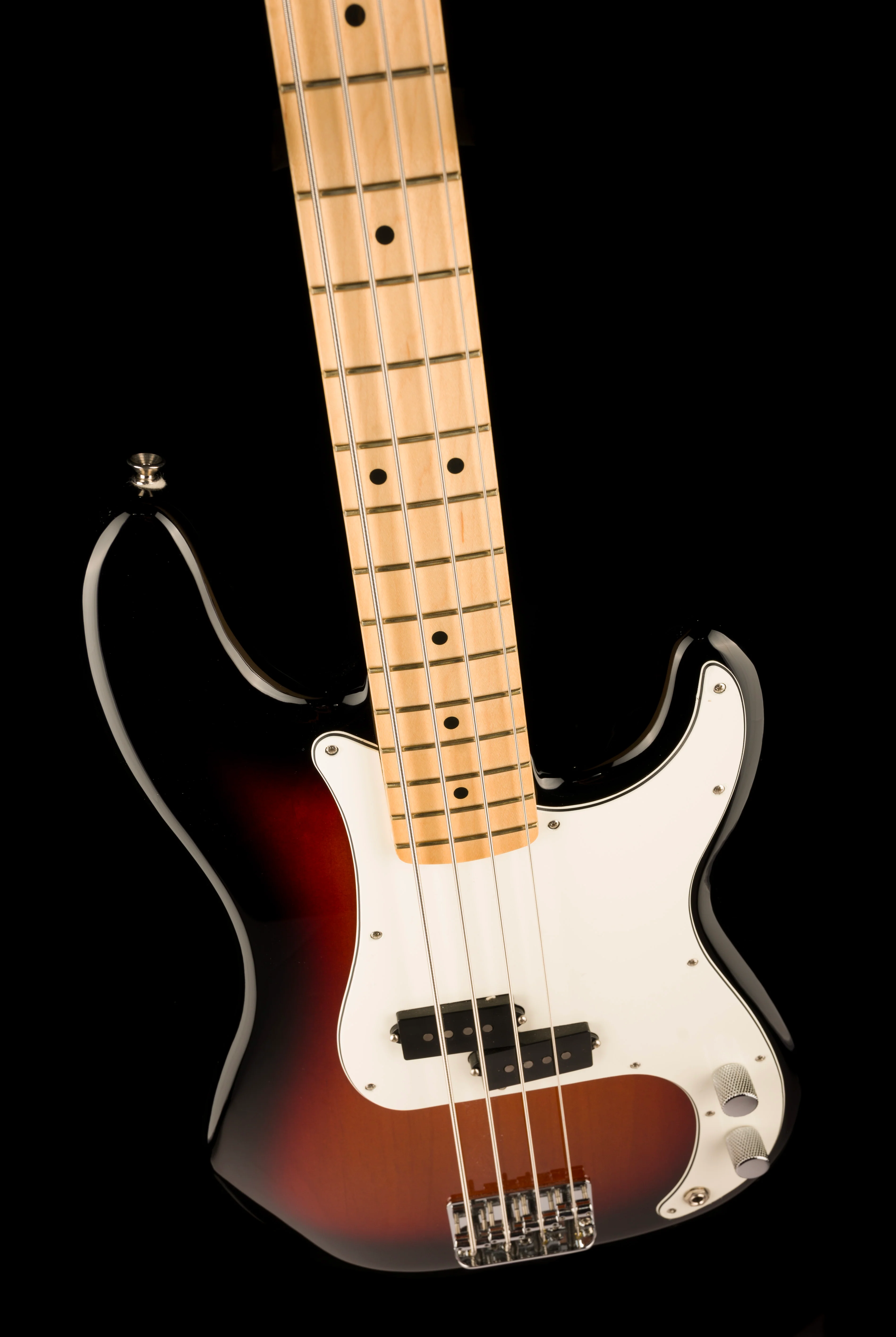 Used Fender Player Precision Bass Maple 3-Tone Sunburst With OHSC - Image 4