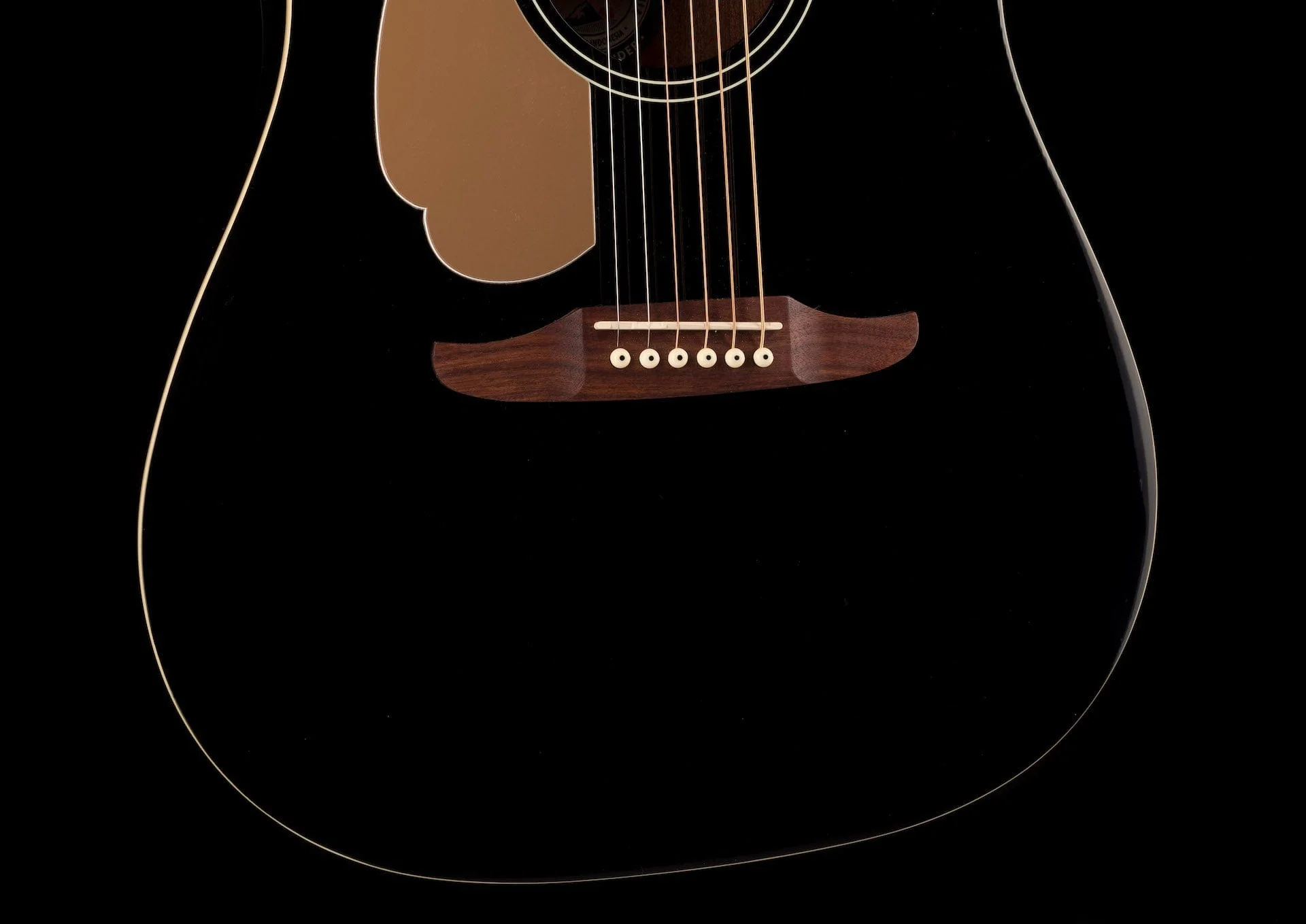 Used Fender Player Redondo Left-Handed Jetty Back Acoustic-Electric w/ Gig Bag - Image 5