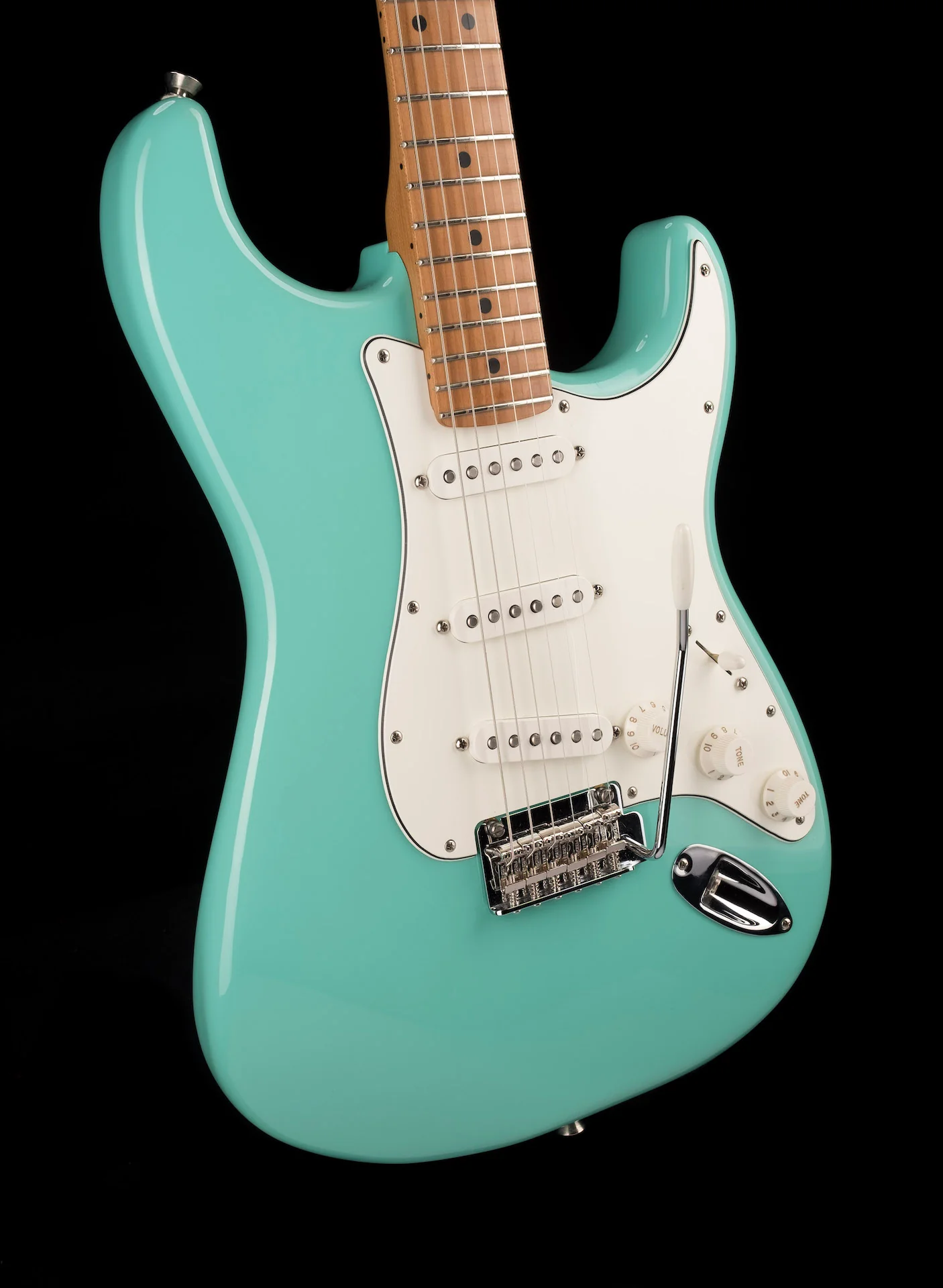 Used Fender Limited Edition Player Stratocaster Roasted Maple Seafoam Green - Image 10
