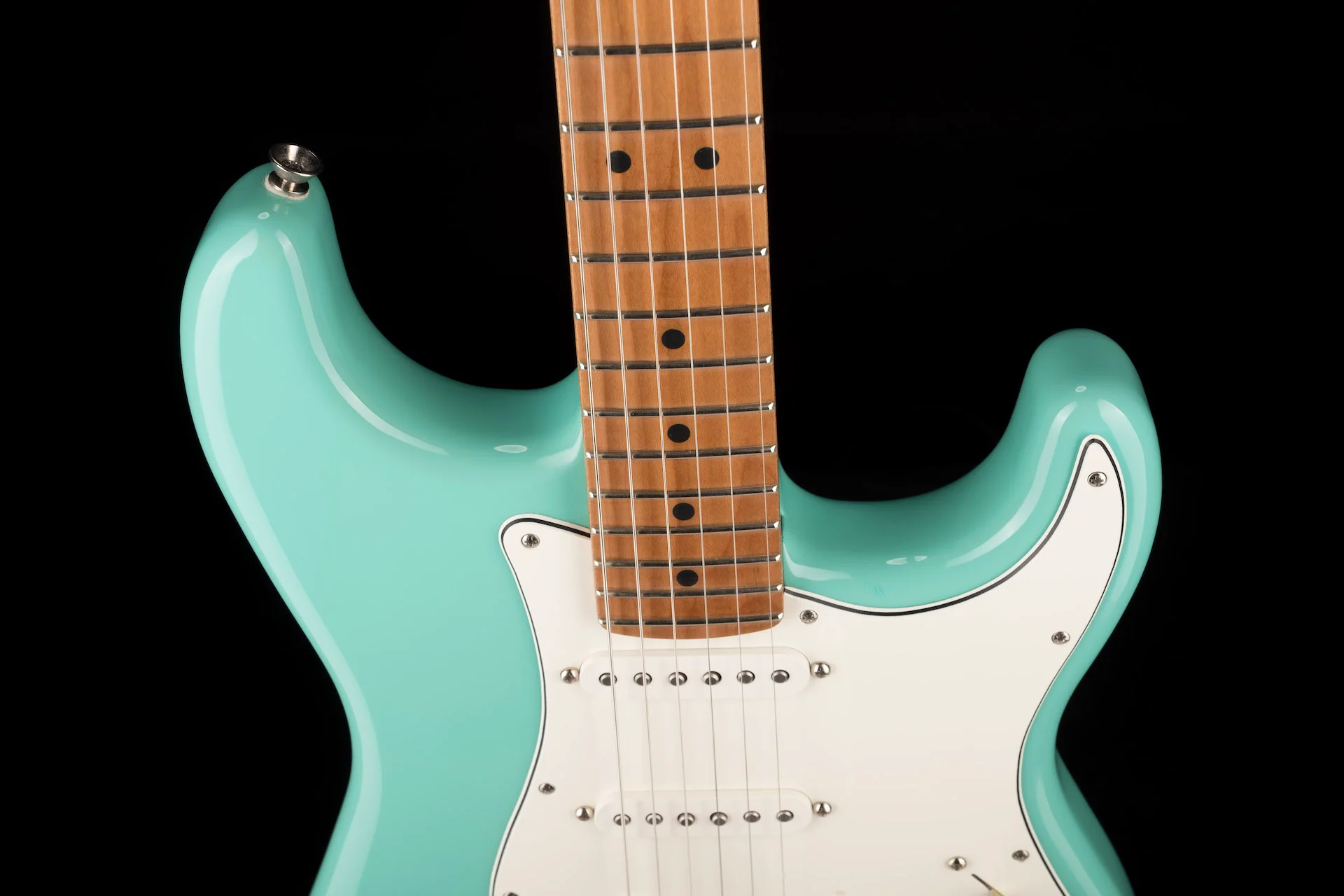 Used Fender Limited Edition Player Stratocaster Roasted Maple Seafoam Green - Image 3