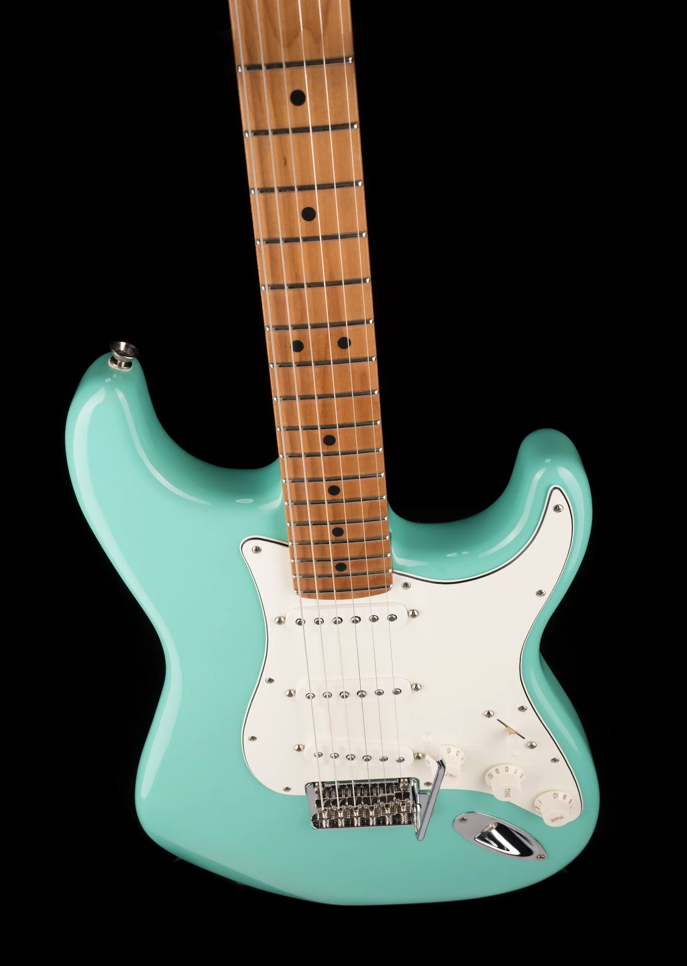 Used Fender Limited Edition Player Stratocaster Roasted Maple Seafoam Green - Image 4