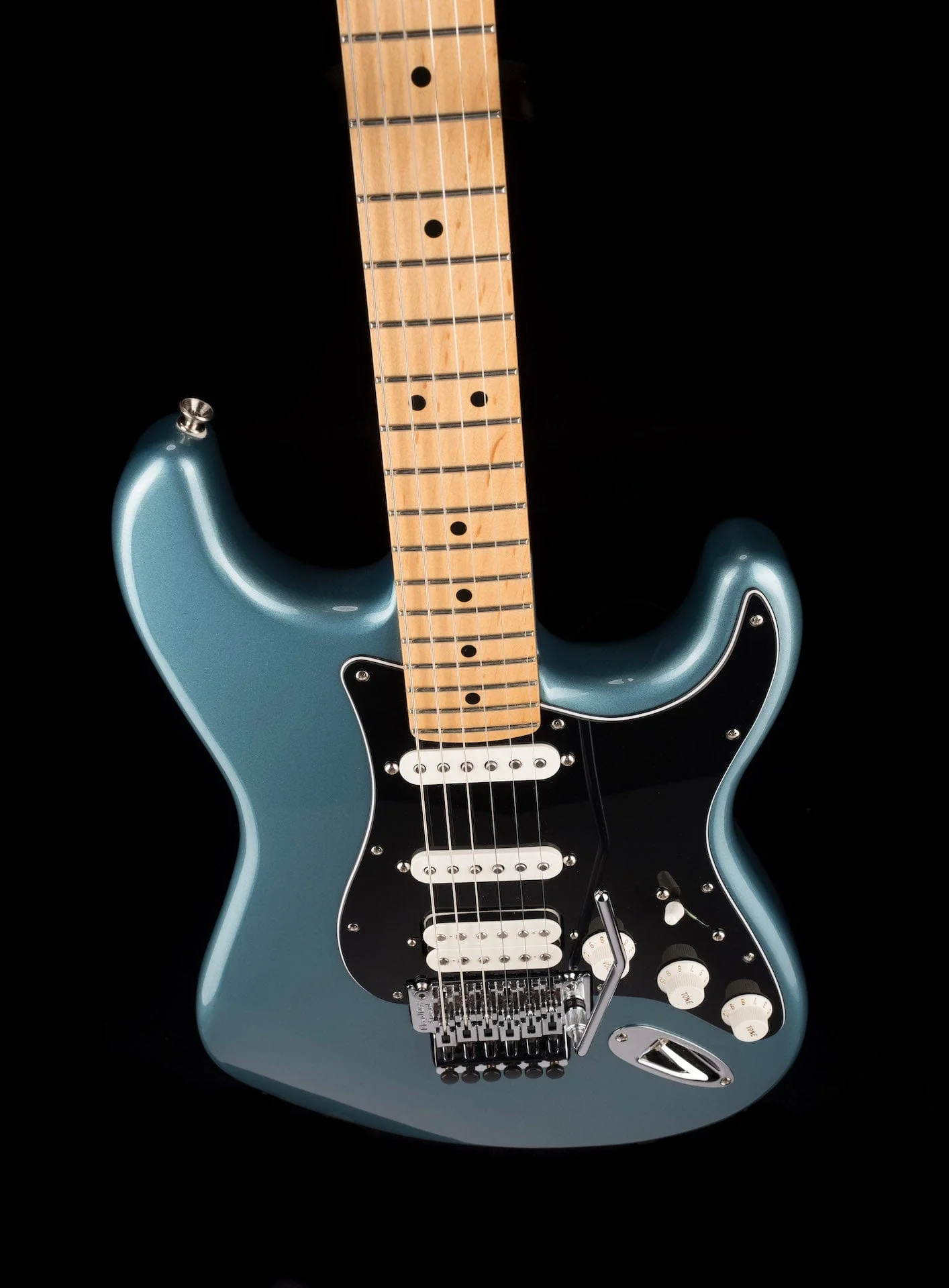 Used 2018 Fender Player Stratocaster with Floyd Rose Tidepool with Gig Bag - Image 4