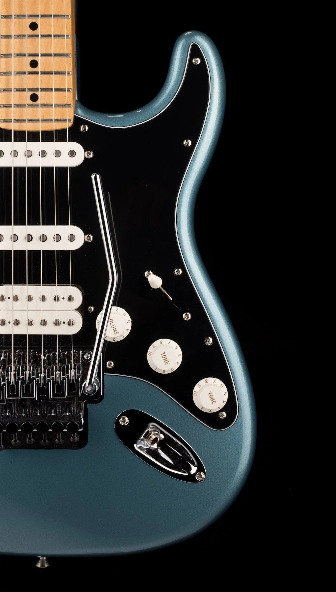 Used 2018 Fender Player Stratocaster with Floyd Rose Tidepool with Gig Bag - Image 9