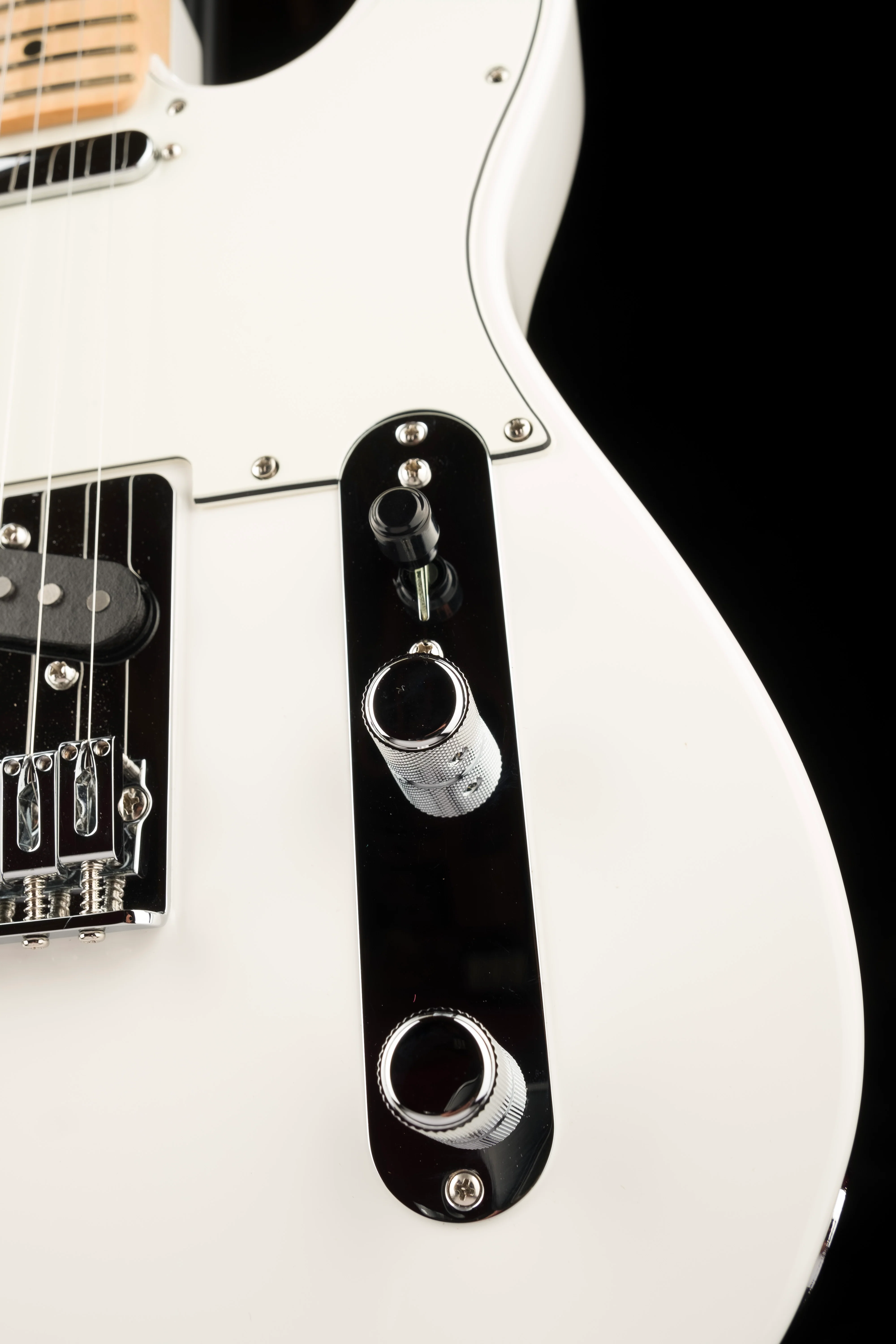 Used Fender Player Telecaster with Custom Shop Twisted Tele Pickups Polar White - Image 8