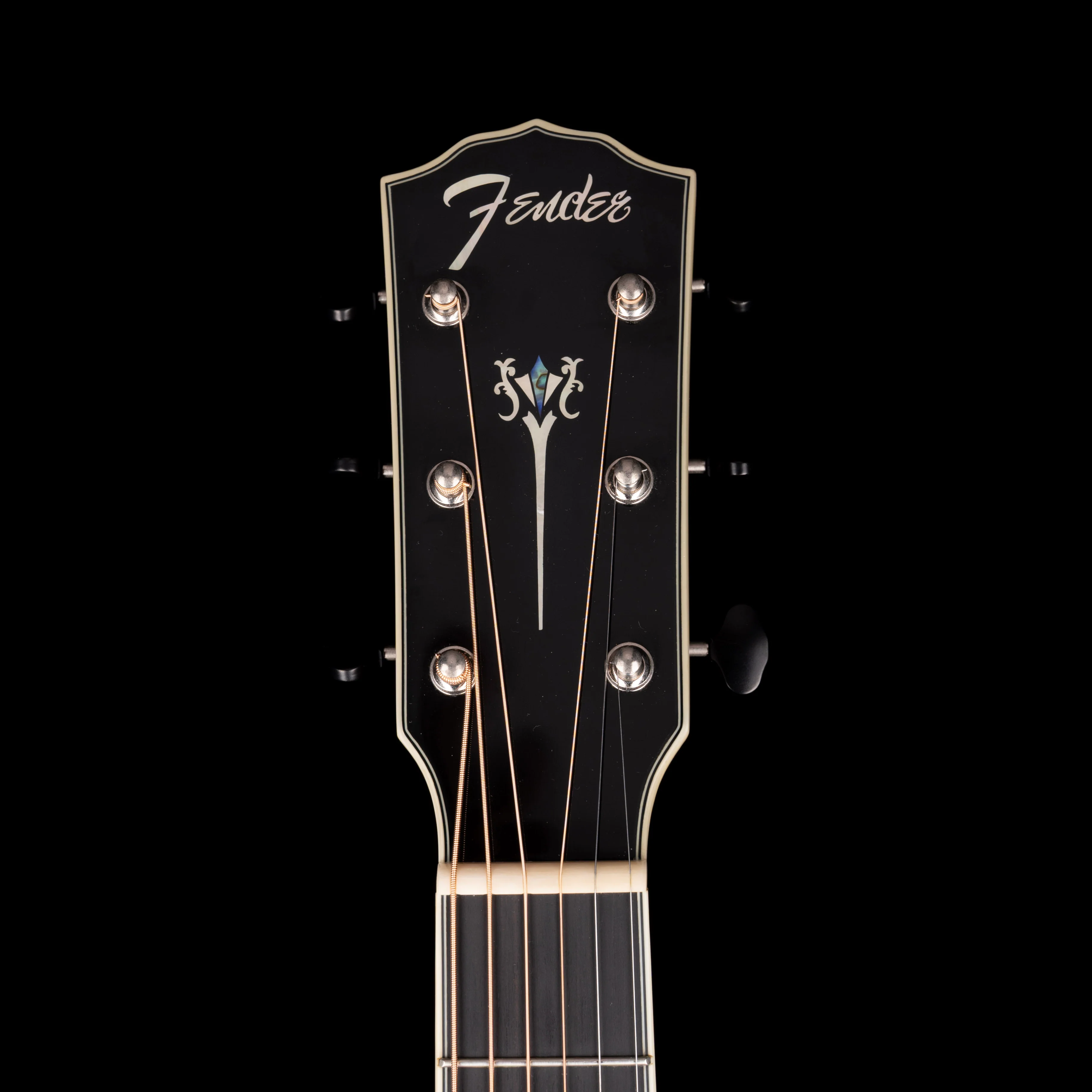 Used Fender Paramount PM-3 Deluxe Acoustic Electric Natural With Gig Bag - Image 10