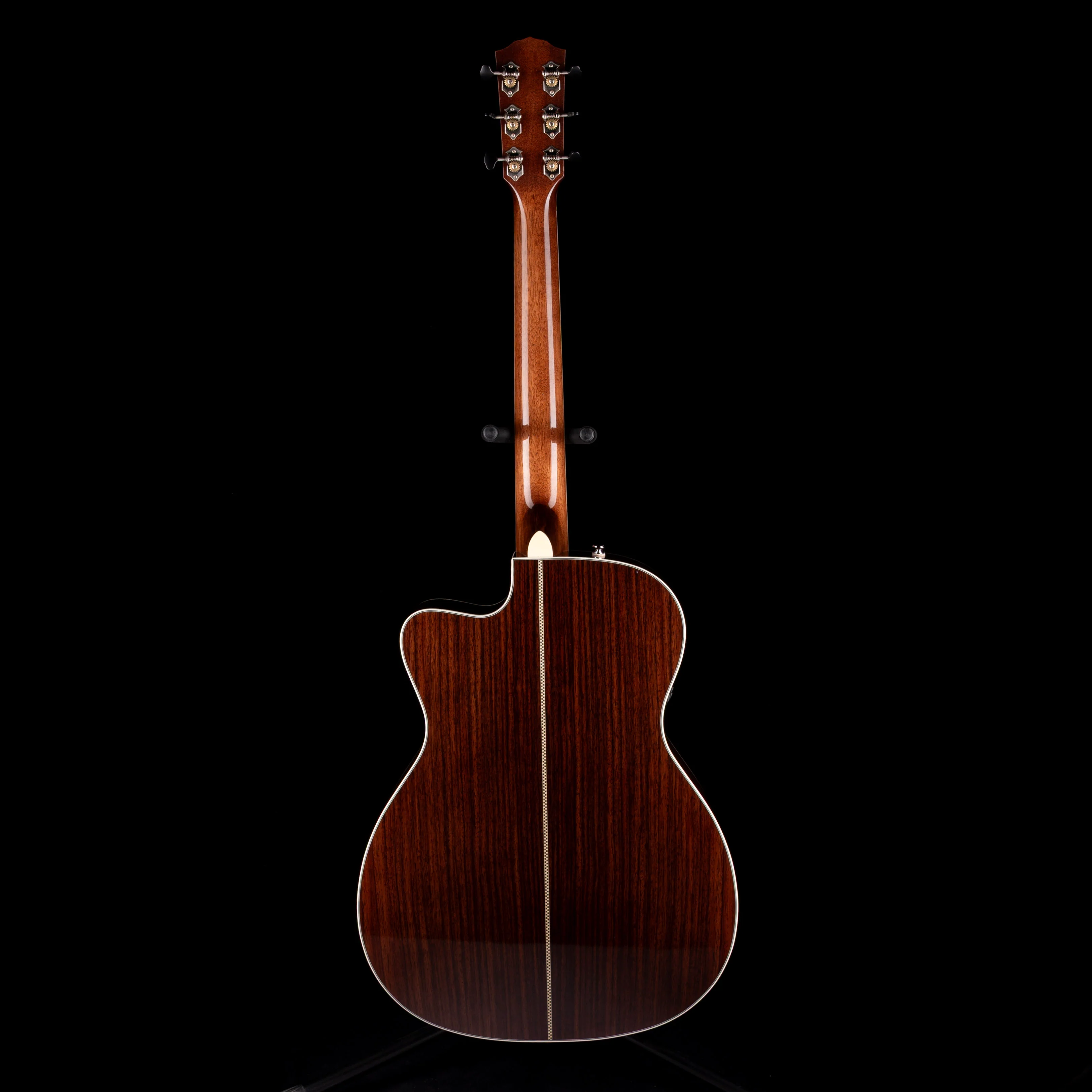 Used Fender Paramount PM-3 Deluxe Acoustic Electric Natural With Gig Bag - Image 12