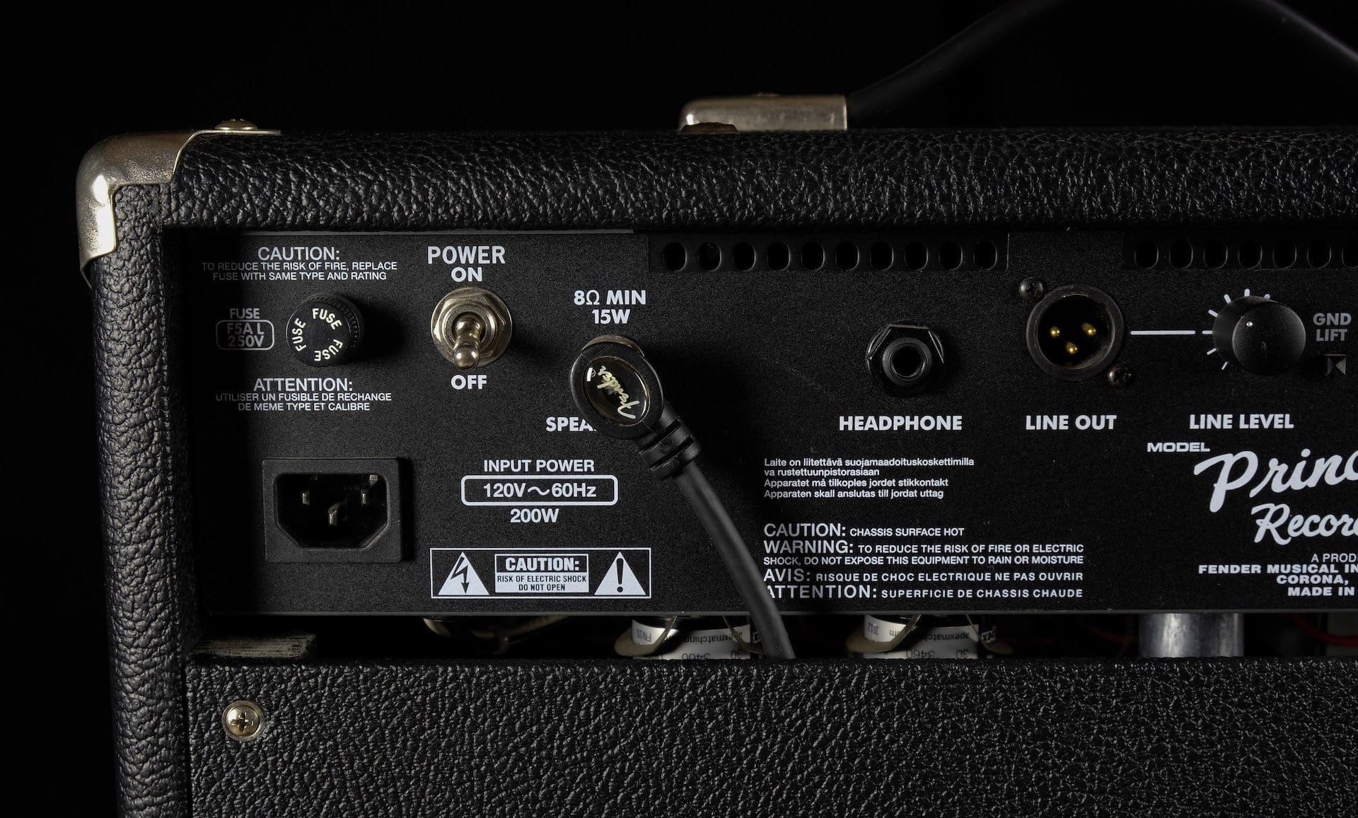 Used Fender Princeton Reverb Recording Amp 1x10" Tube Guitar Amplifier Combo - Image 10