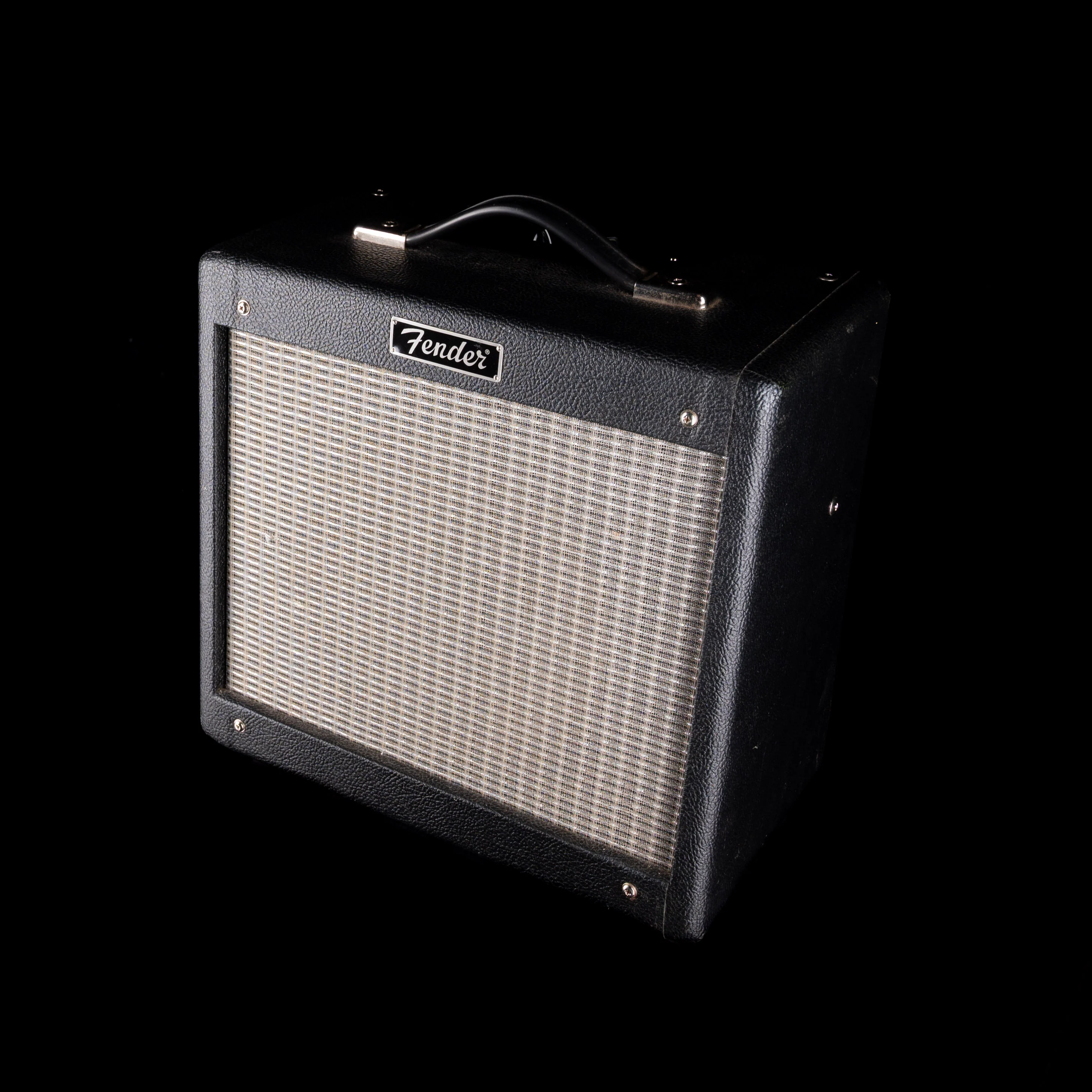 Used 2007 Fender Pro Junior Black Guitar Amplifier with Cover - #B310285 - Image 2