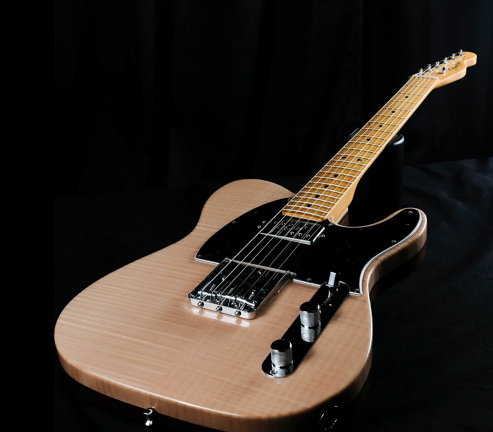 Used '19 Fender Rarities Flame Maple Top Chambered Telecaster Natural w/ OHSC - Image 3