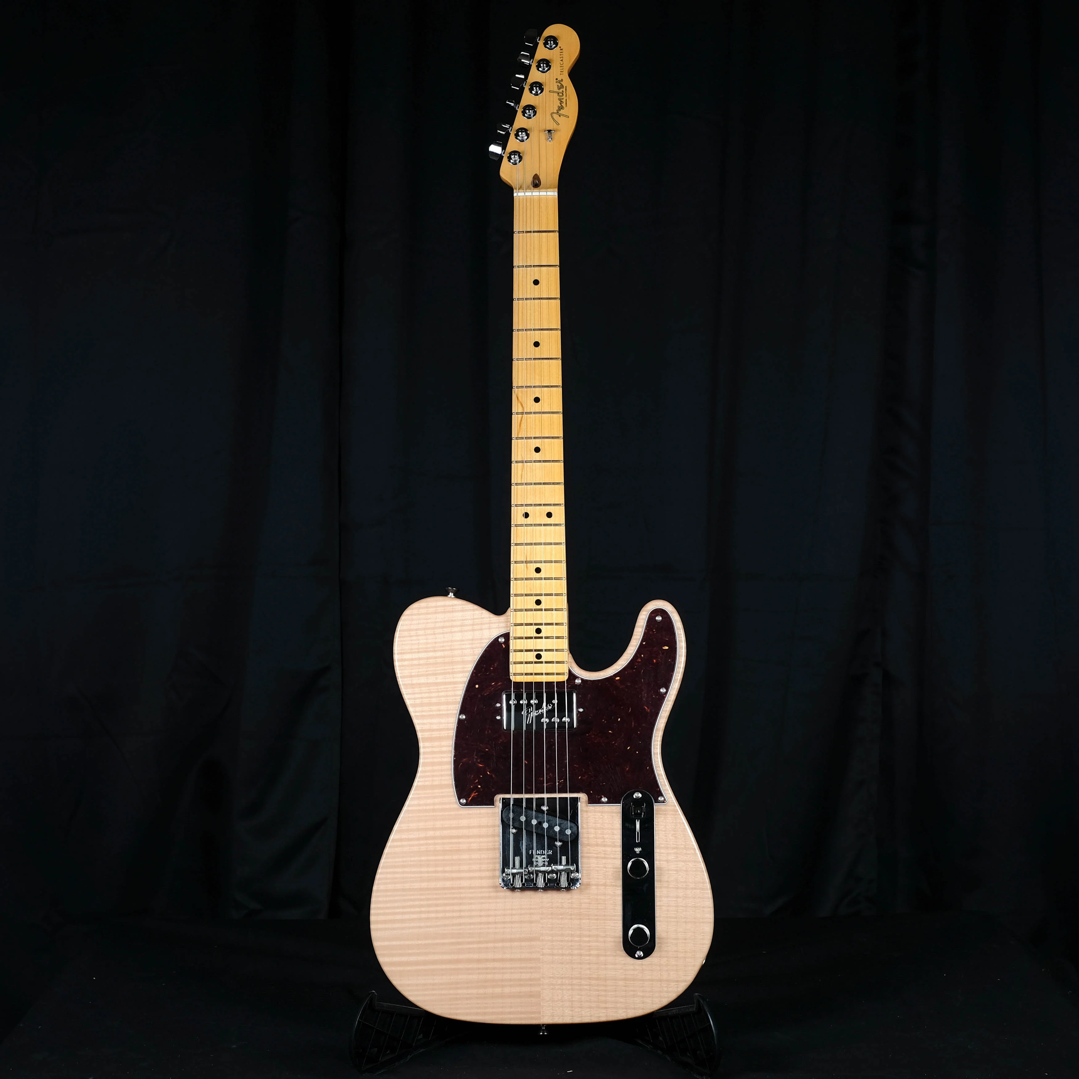 Used '19 Fender Rarities Flame Maple Top Chambered Telecaster Natural w/ OHSC - Image 8