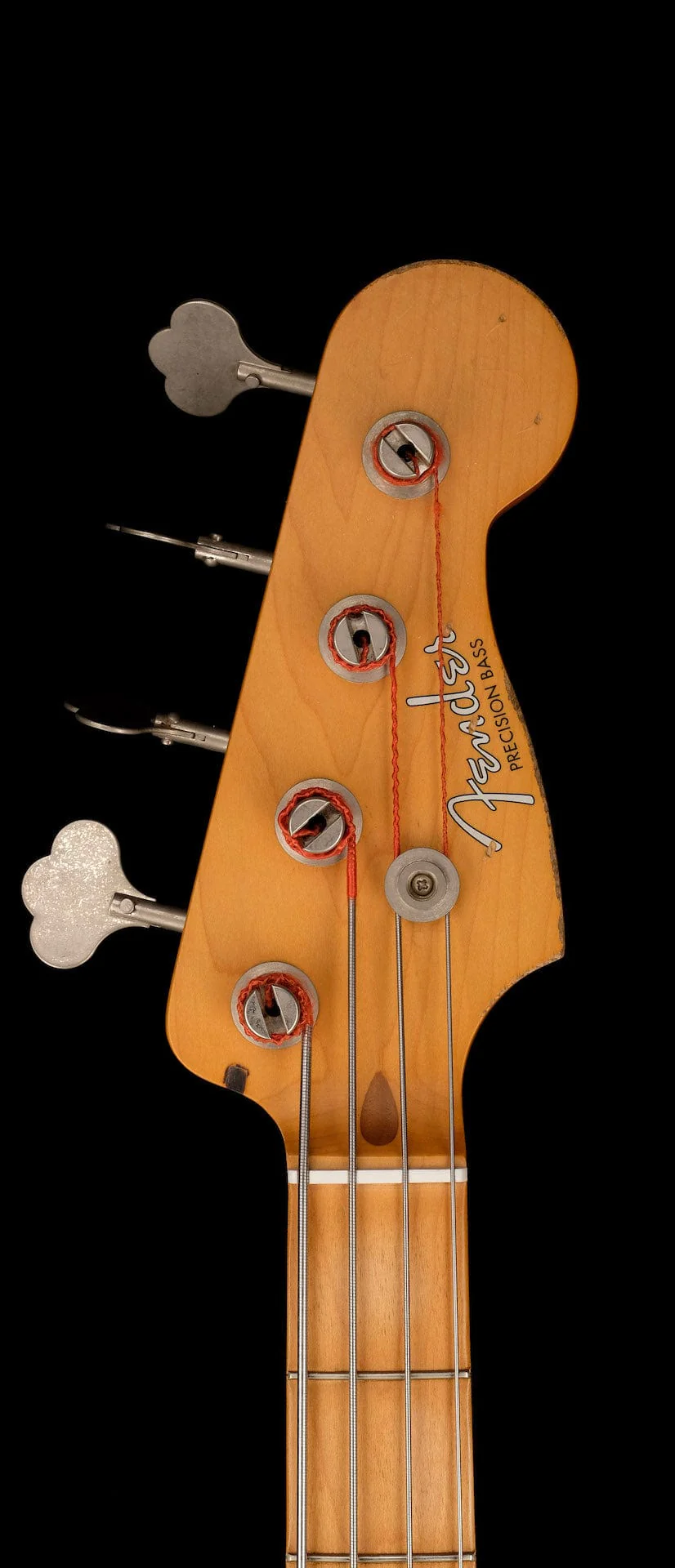 Used Fender Roadworn 50's Precision Bass Fiesta Red with Case - Image 17