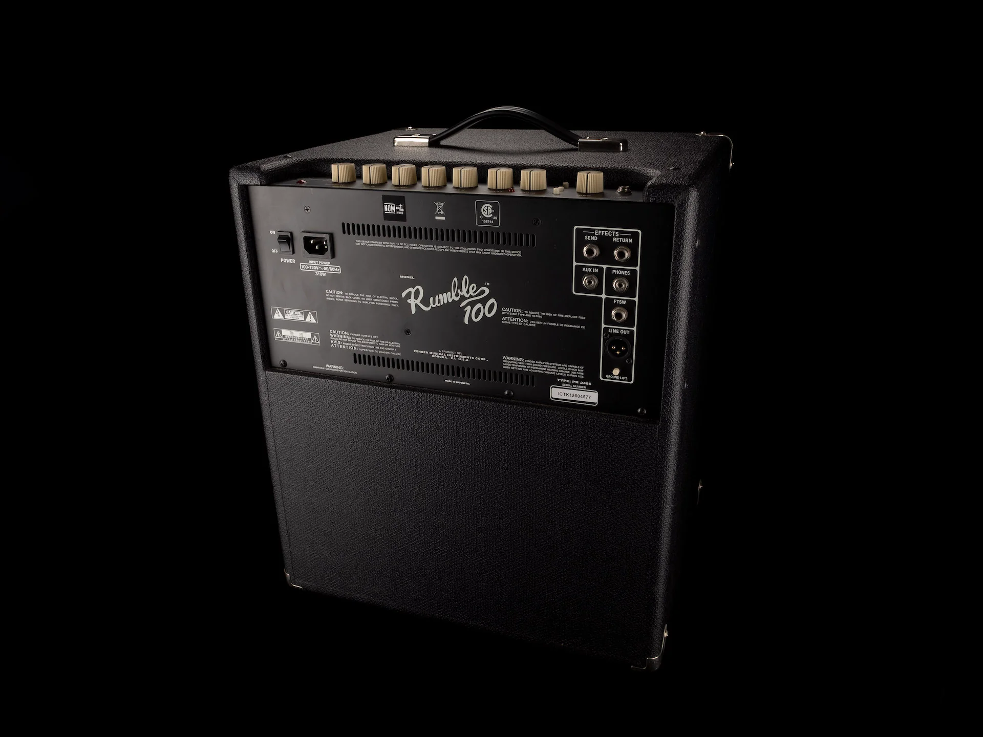 Used Fender Rumble 100 Bass Amp Combo - Image 11