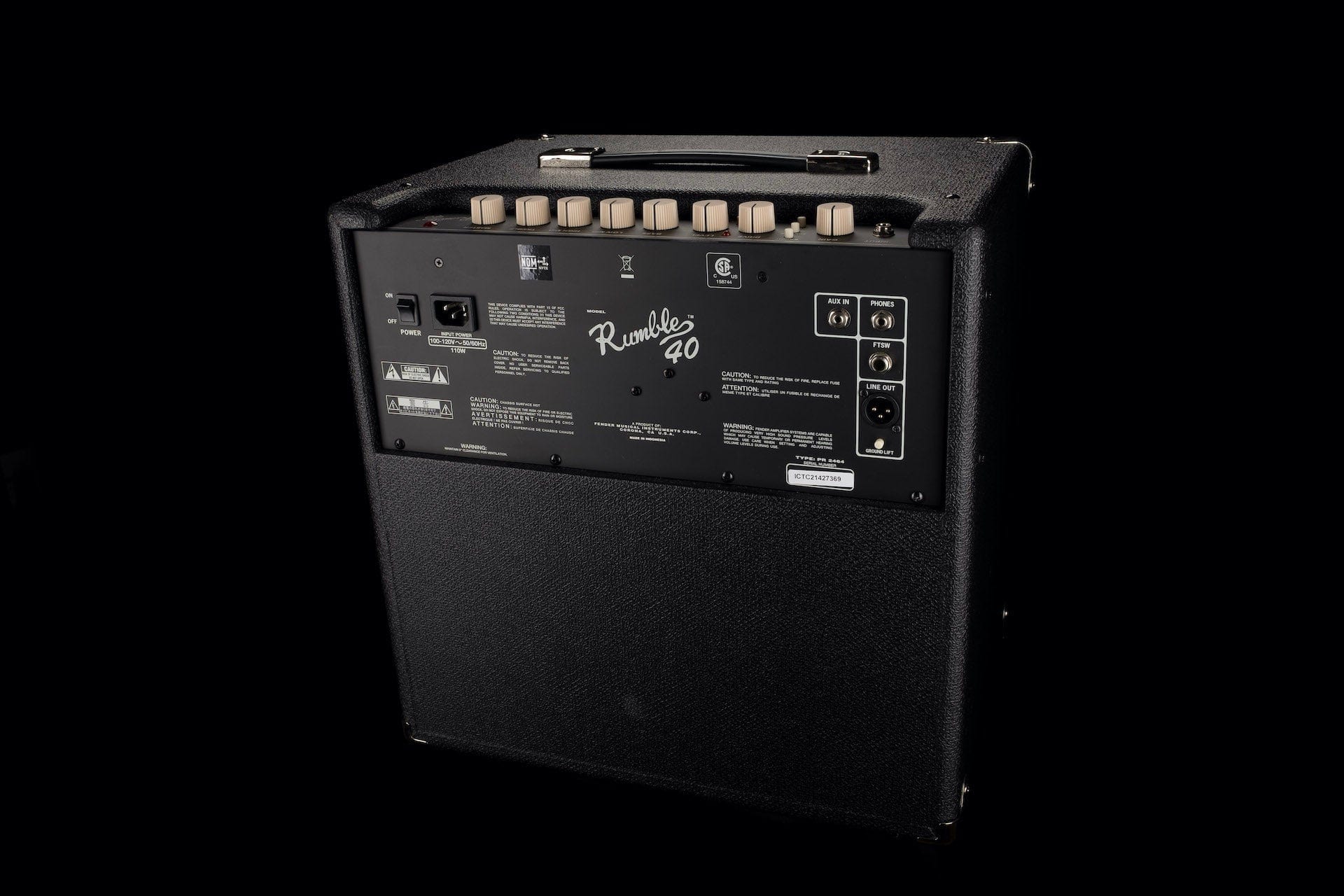 Used Fender Rumble 40 Bass Amp Combo - Image 11