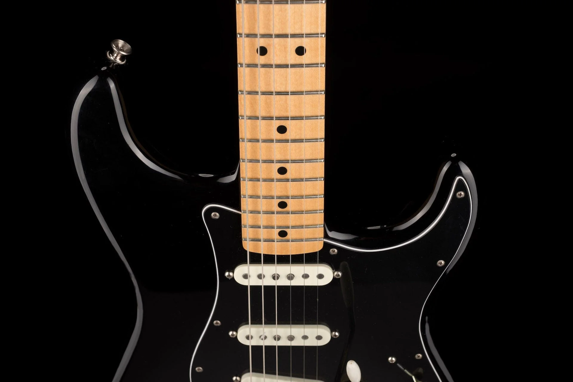 Used Fender Special Run Standard Strat With Custom Shop Pickups Black - Image 3