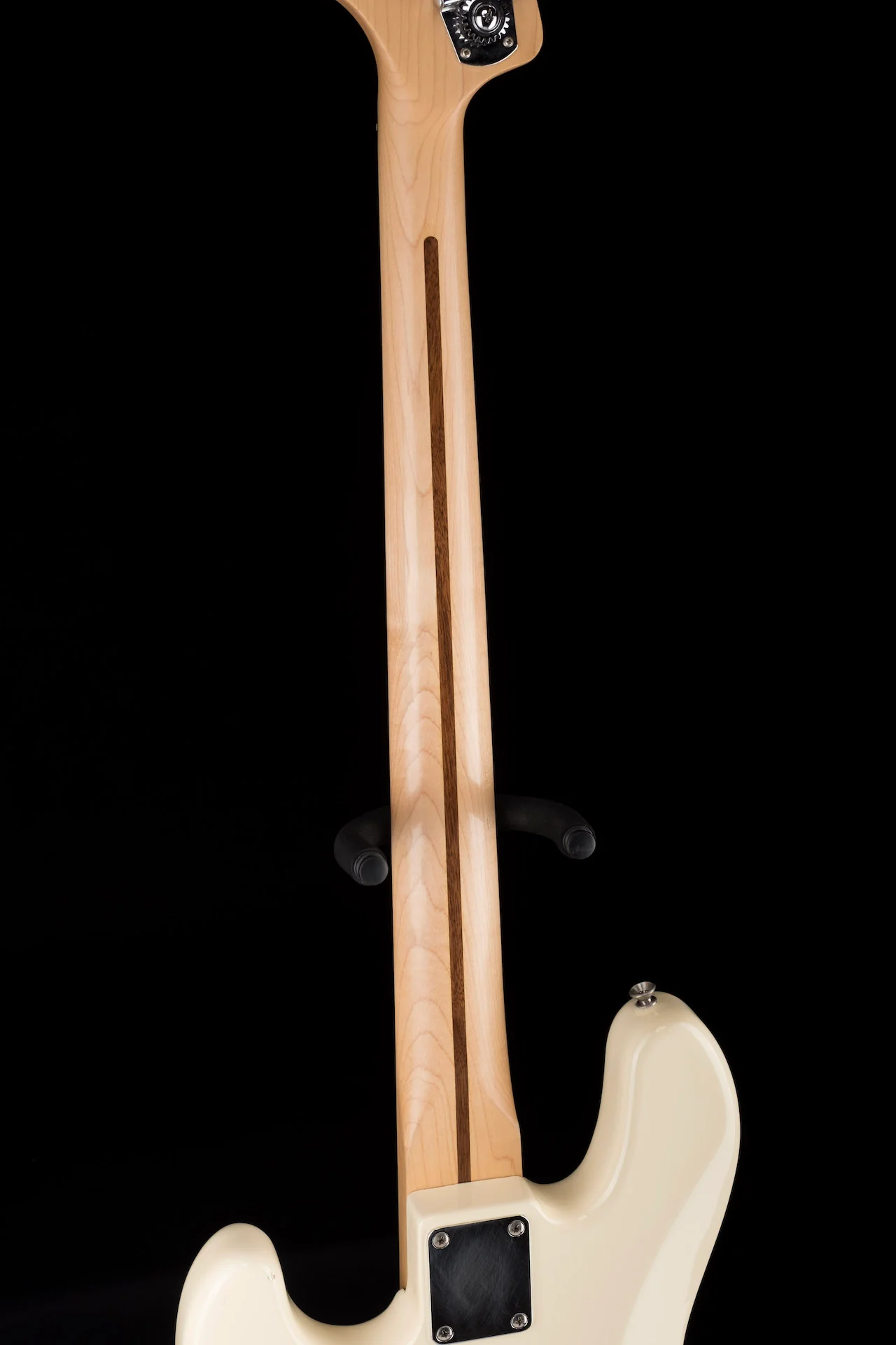 Used 2004 Fender Standard Jazz Bass Arctic White with Gig Bag - Image 10