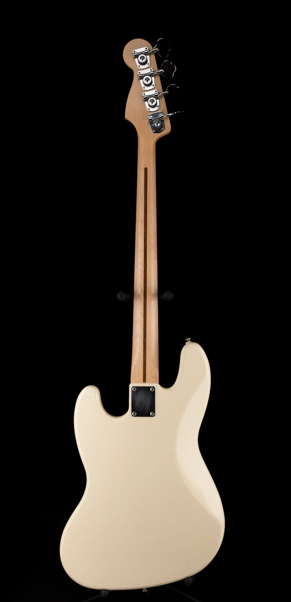 Used 2004 Fender Standard Jazz Bass Arctic White with Gig Bag - Image 8