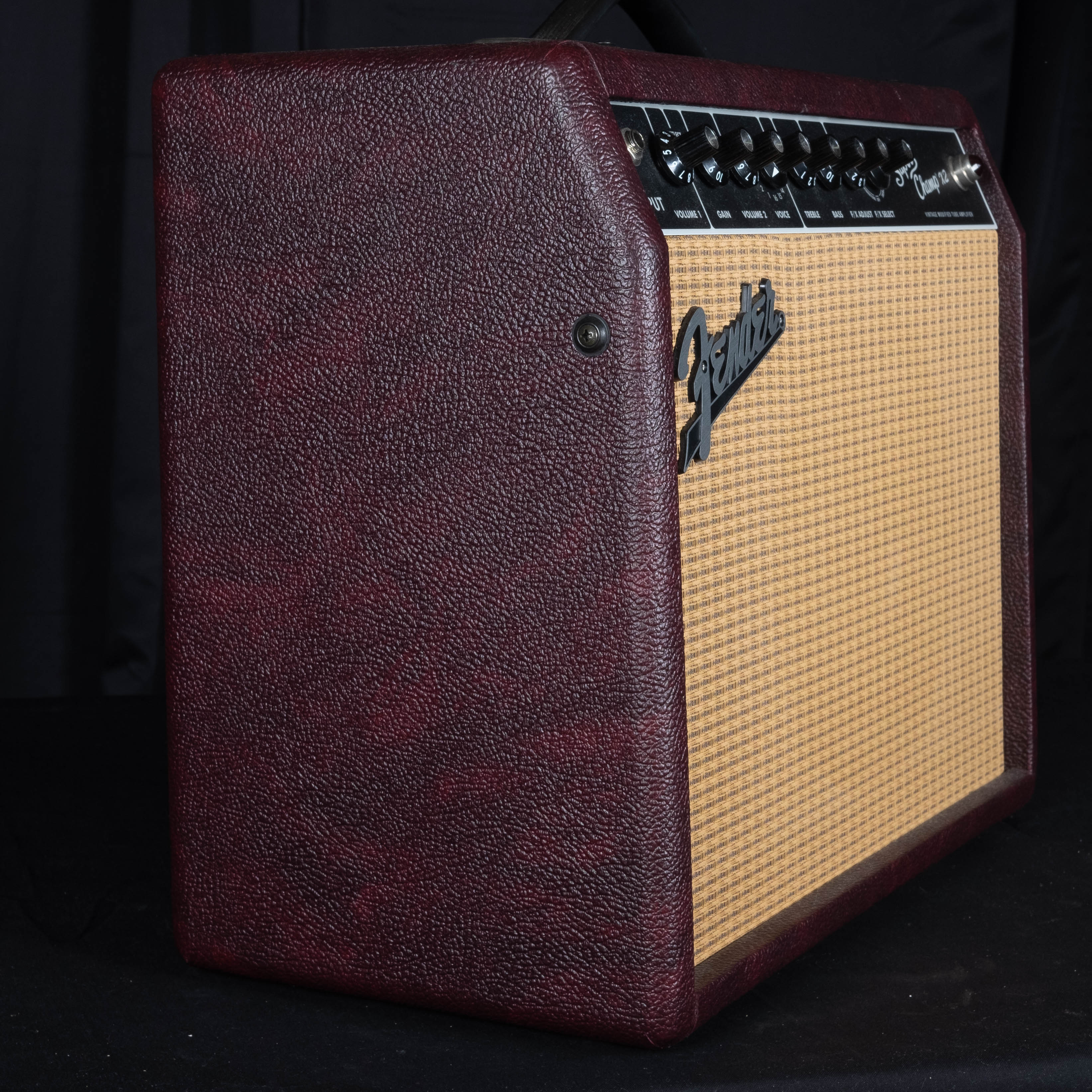 Pre Owned Fender Super Champ X2 FSR 15-watt 1x10" Tube Combo Amp w/ Celestion G10 Greenback Wine Red - Image 3