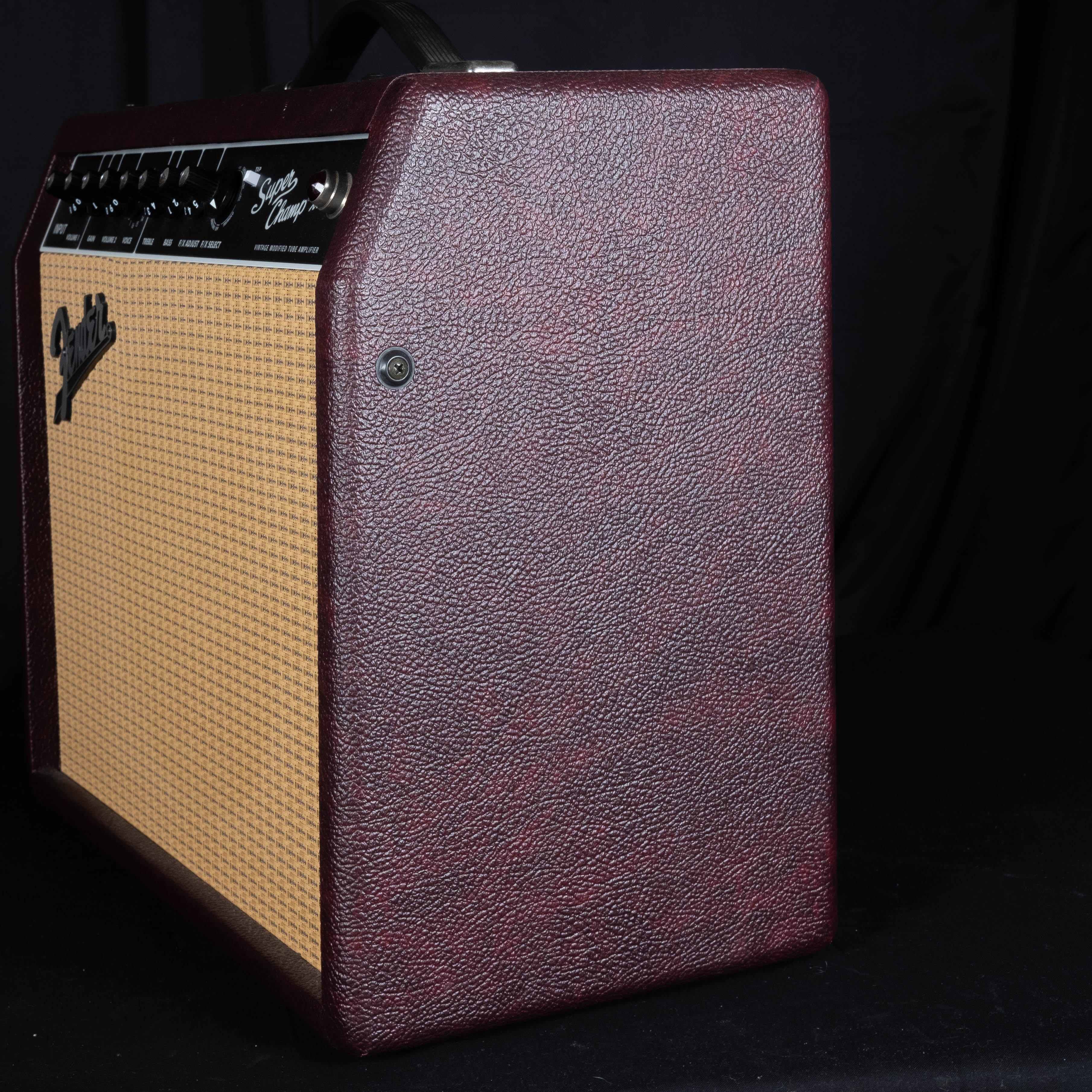 Pre Owned Fender Super Champ X2 FSR 15-watt 1x10" Tube Combo Amp w/ Celestion G10 Greenback Wine Red - Image 4