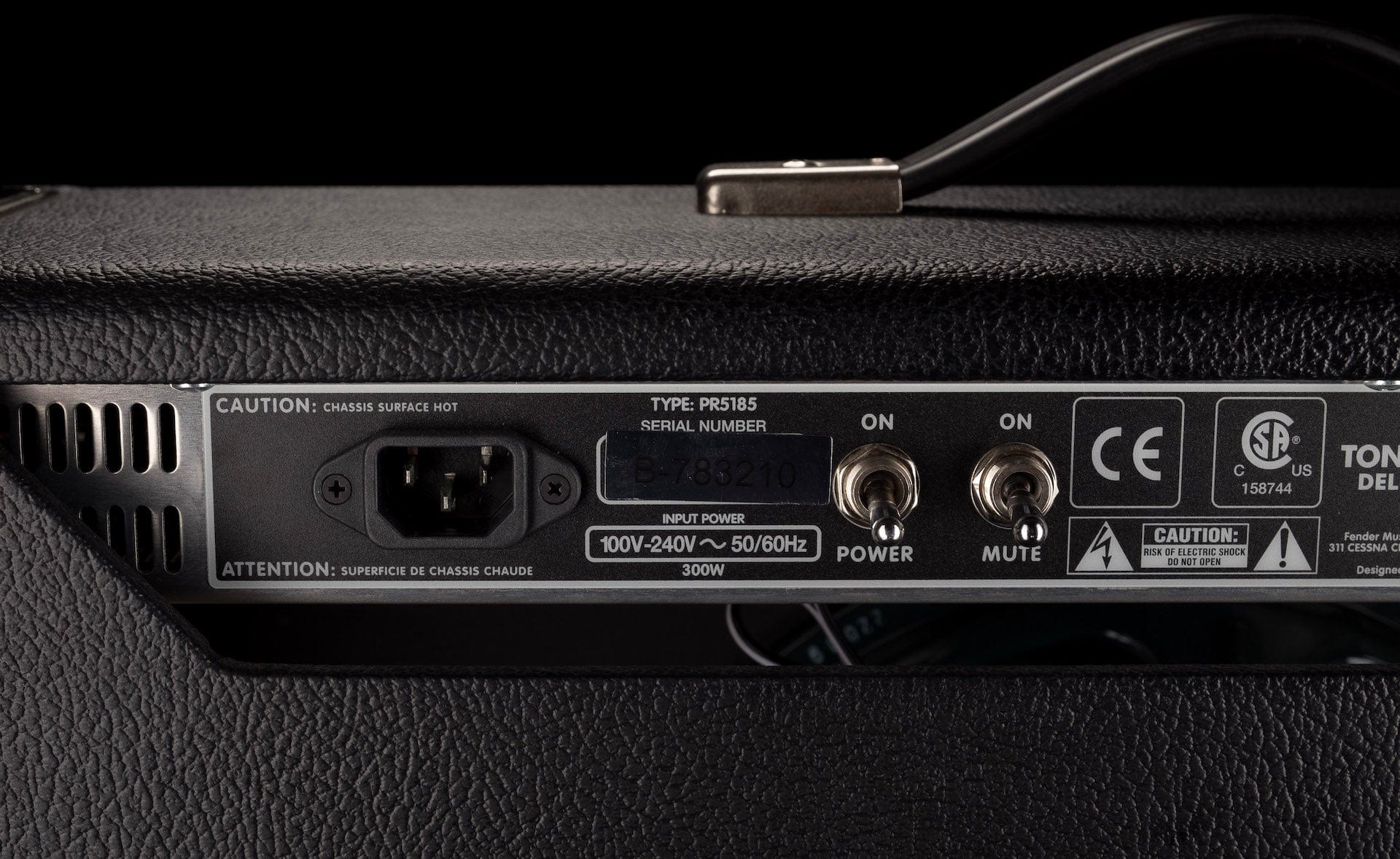 Used Fender Tone Master Deluxe Reverb Black Guitar Amp Combo - Image 11