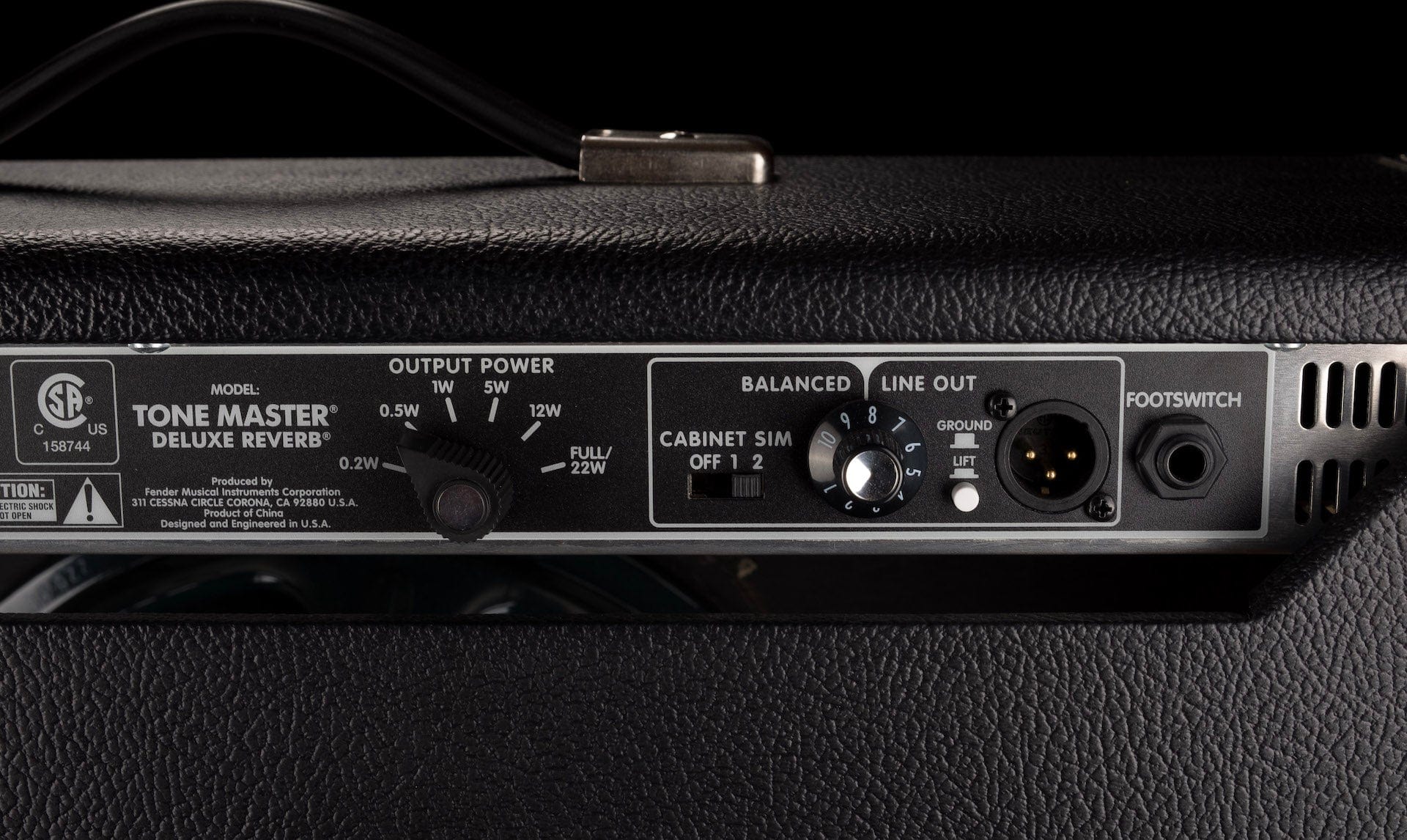 Used Fender Tone Master Deluxe Reverb Black Guitar Amp Combo - Image 12