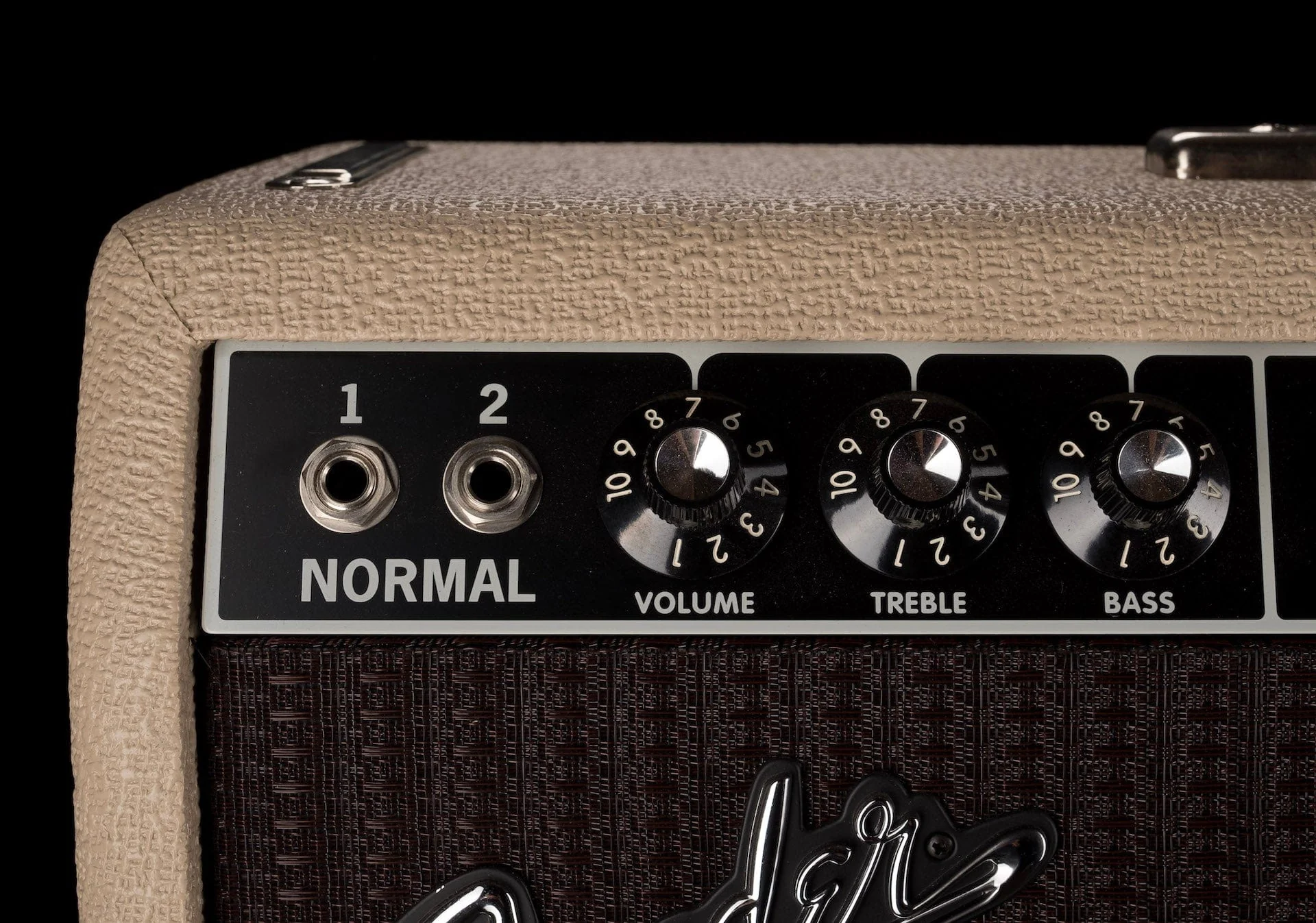 Used Fender Tone Master Deluxe Reverb Blonde Guitar Amp Combo - Image 4