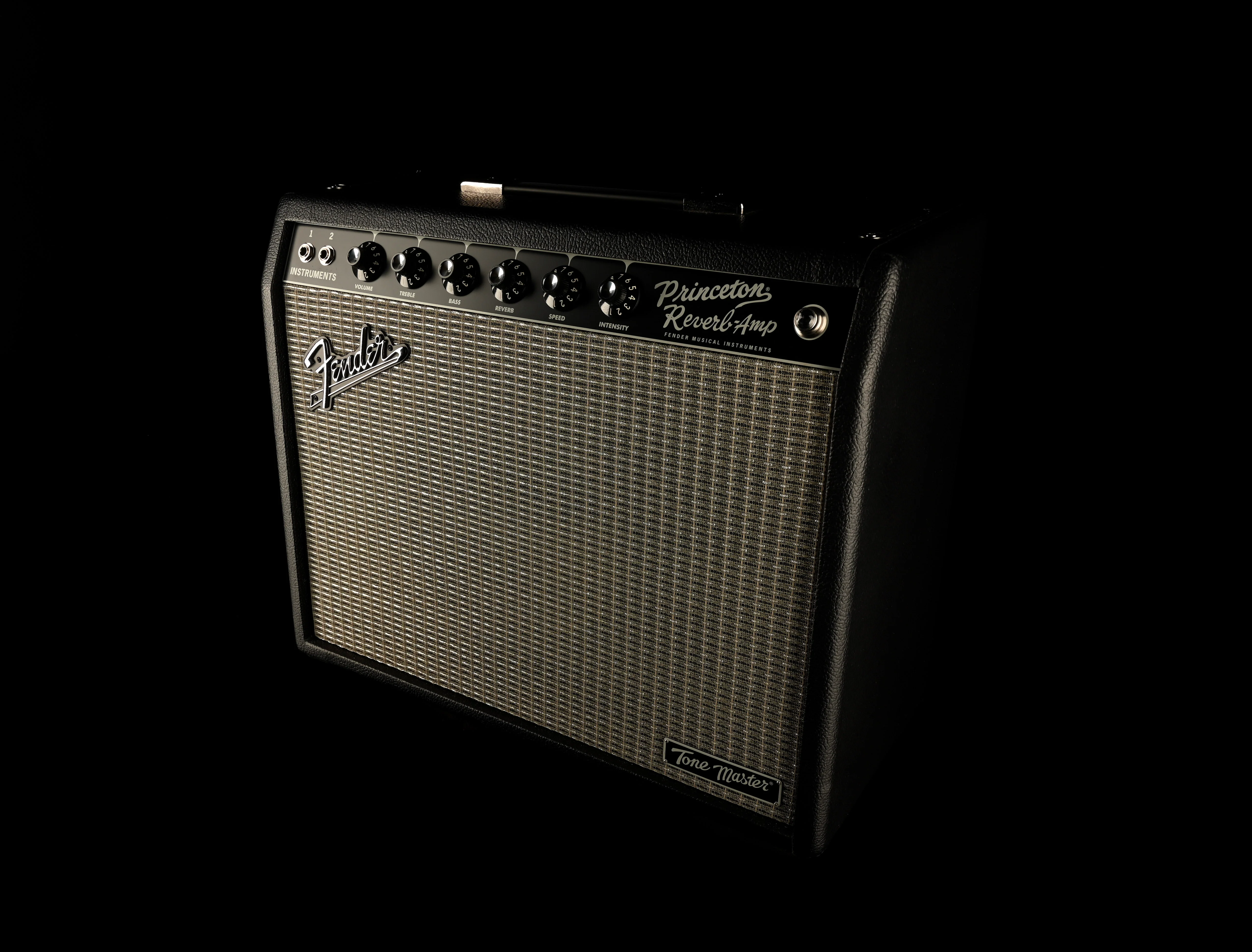 Used Fender Tone Master Princeton Reverb Guitar Amp Combo With Footswitch - Image 2