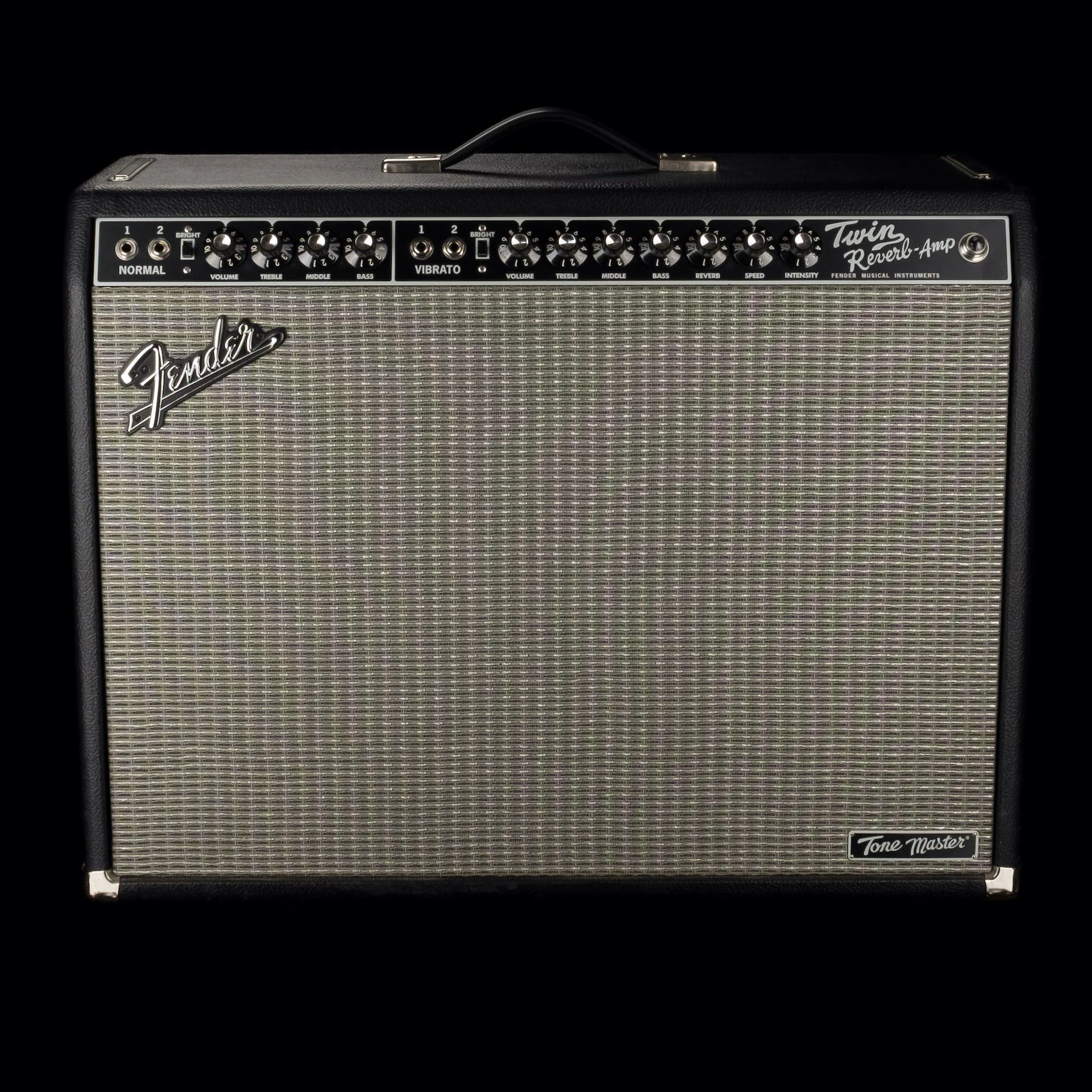 Used Fender Tone Master Twin Reverb Black Guitar Amp Combo