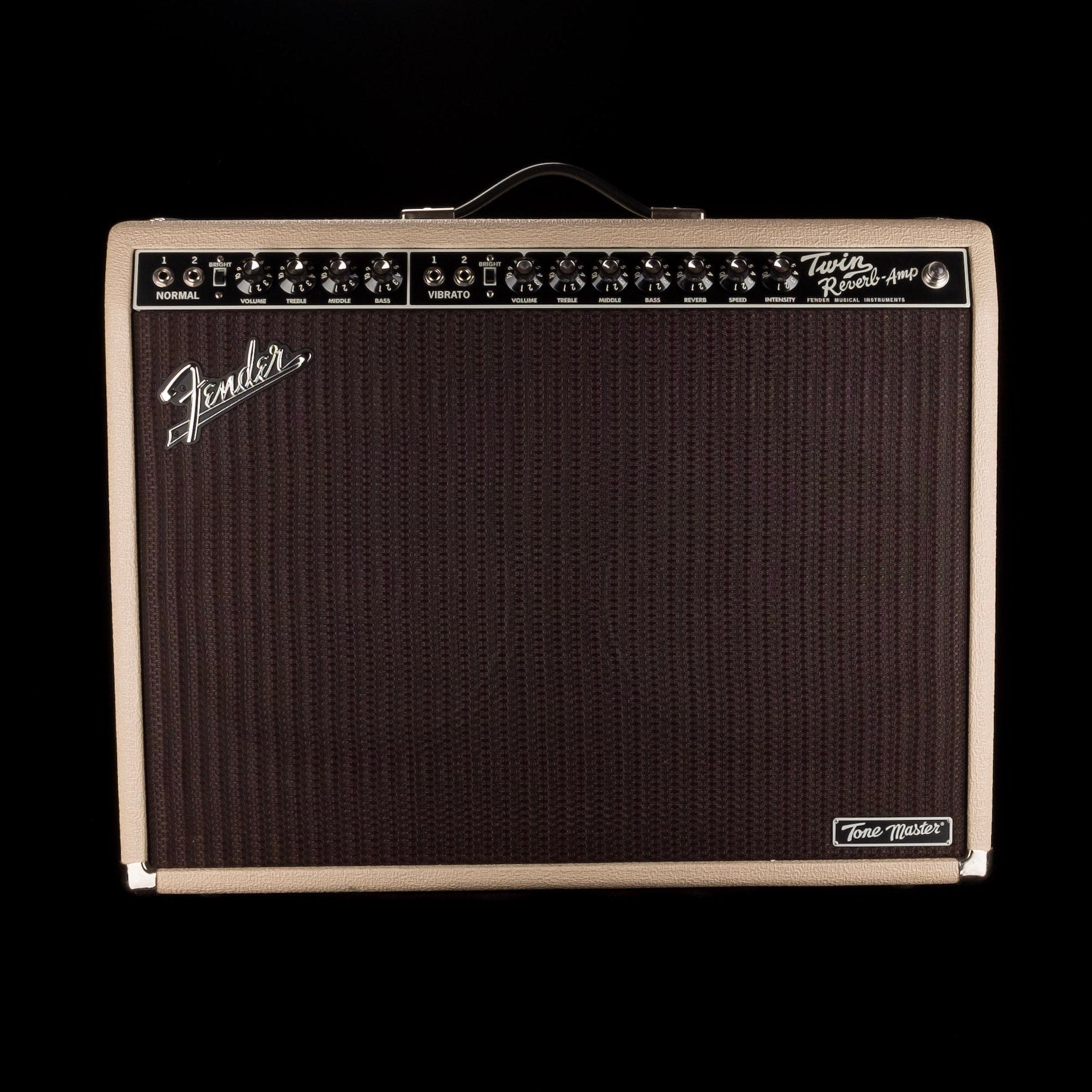 Used Fender Tone Master Twin Reverb Blonde Guitar Amp Combo