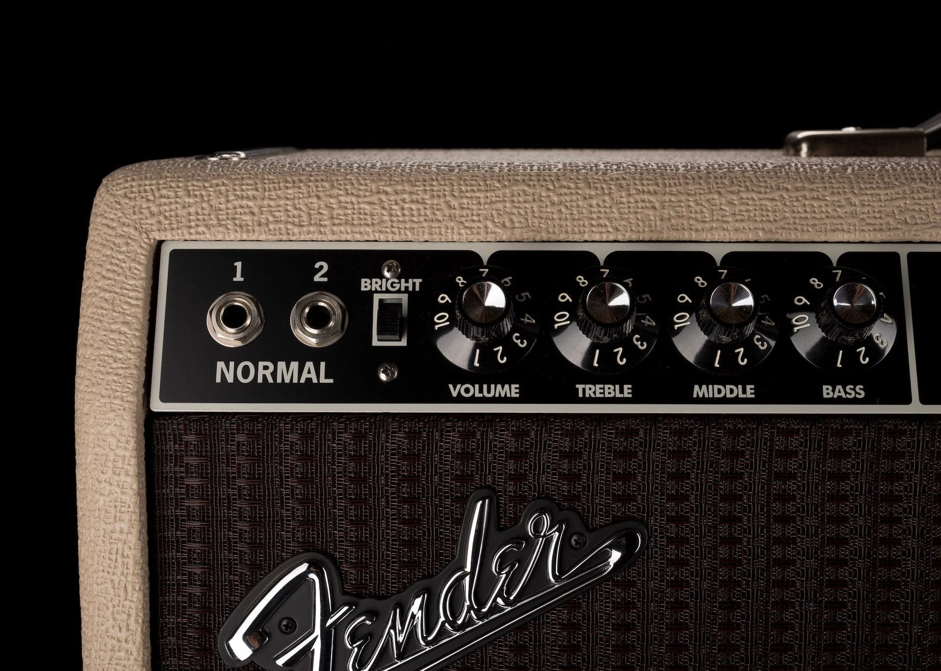 Used Fender Tone Master Twin Reverb Blonde Guitar Amp Combo - Image 4