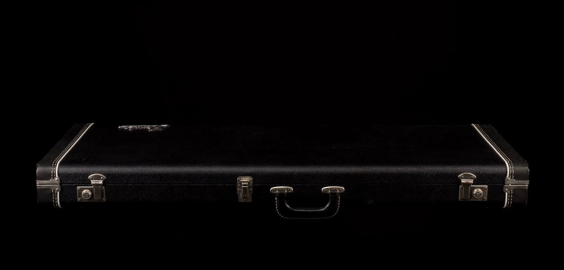 Used Fender USA Made G&G Deluxe Stratocaster Telecaster Case Black Tolex - 2 - Image 2