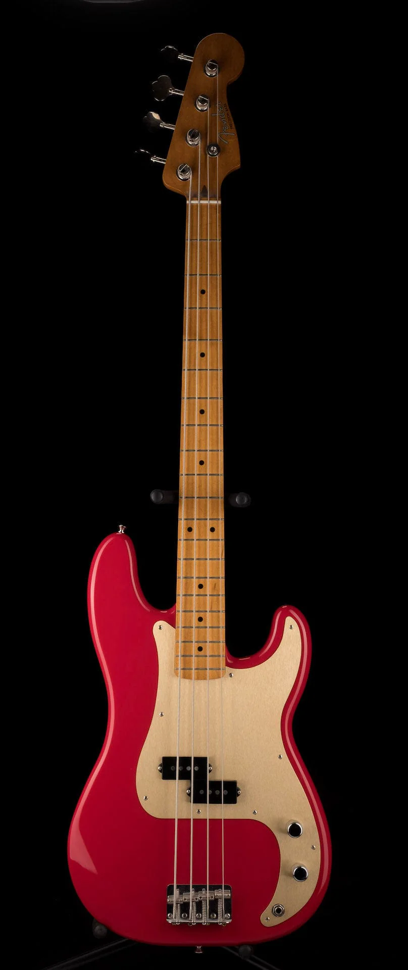Used Fender Vintera '50s Dakota Red Precision Bass With Gig Bag - Image 2