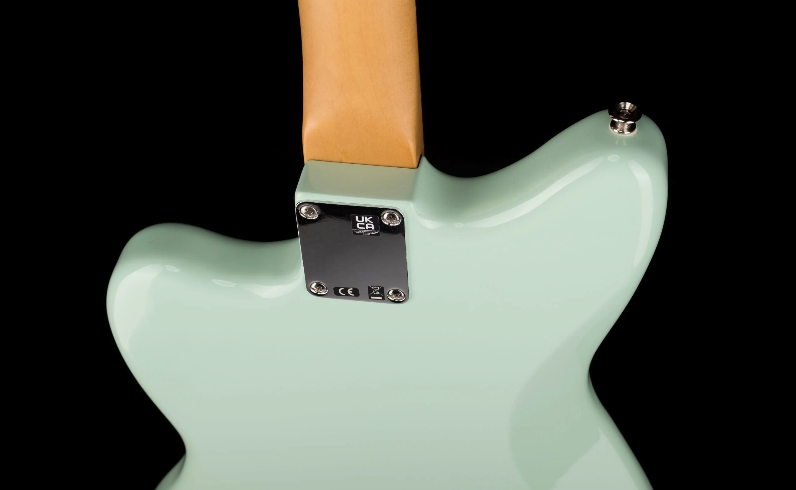 Used Fender Vintera '60s Jazzmaster Modified Surf Green with Gig Bag - Image 13