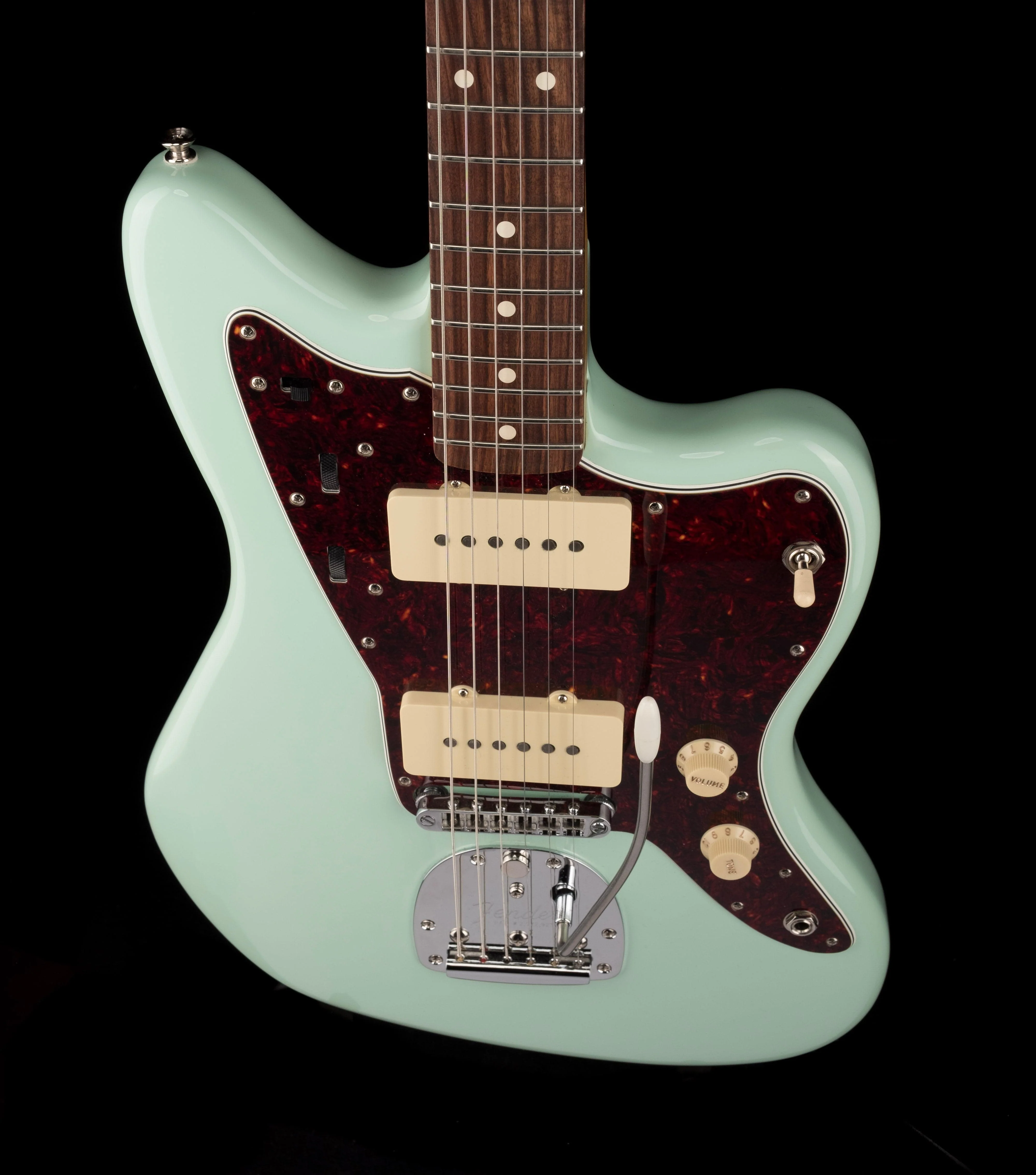 Used Fender Vintera '60s Jazzmaster Modified Surf Green with Gig Bag - Image 4