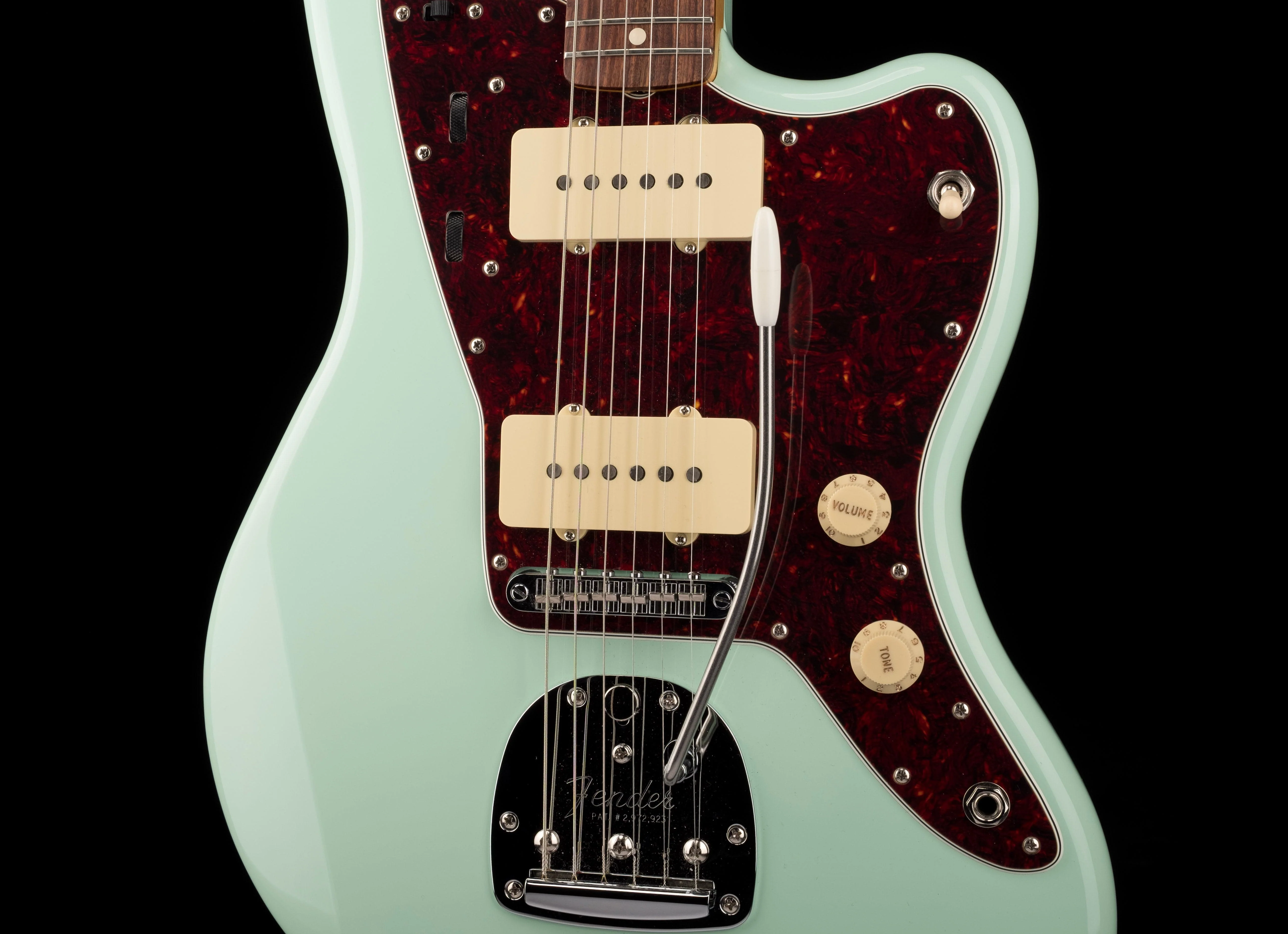Used Fender Vintera '60s Jazzmaster Modified Surf Green with Gig Bag - Image 5