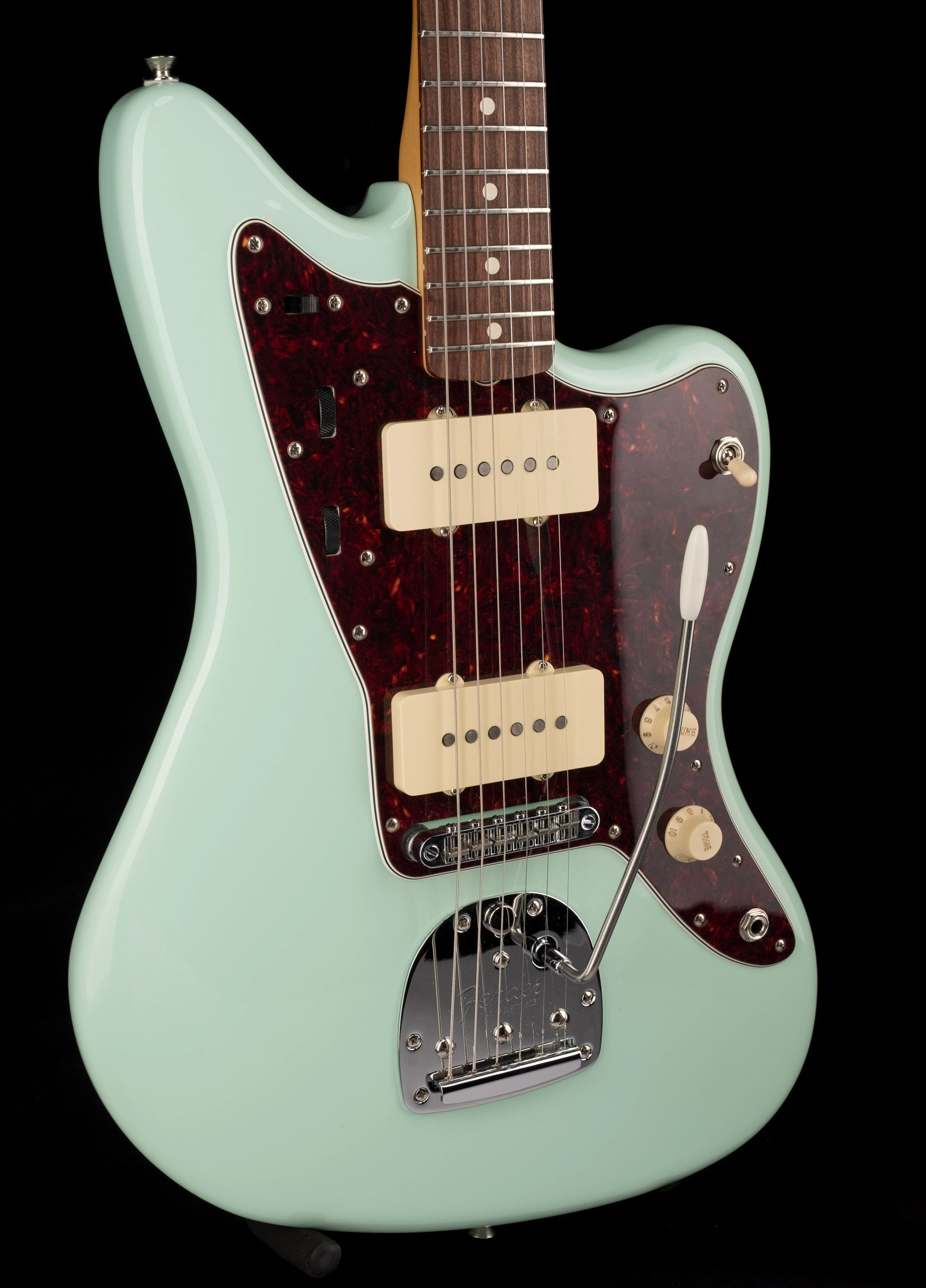 Used Fender Vintera '60s Jazzmaster Modified Surf Green with Gig Bag - Image 9