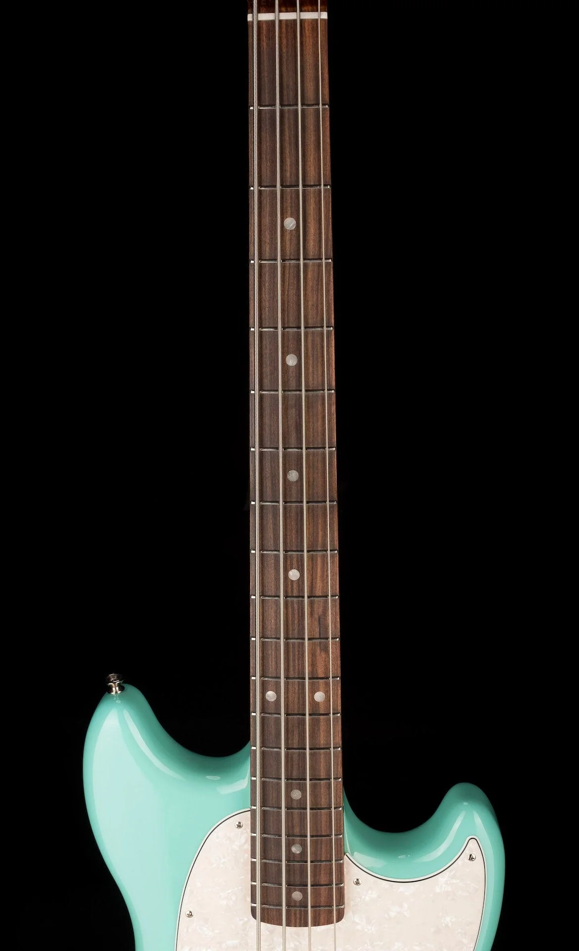 Used 2020 Fender Vintera '60s Mustang Bass Sea Foam Green with Gig Bag - Image 11