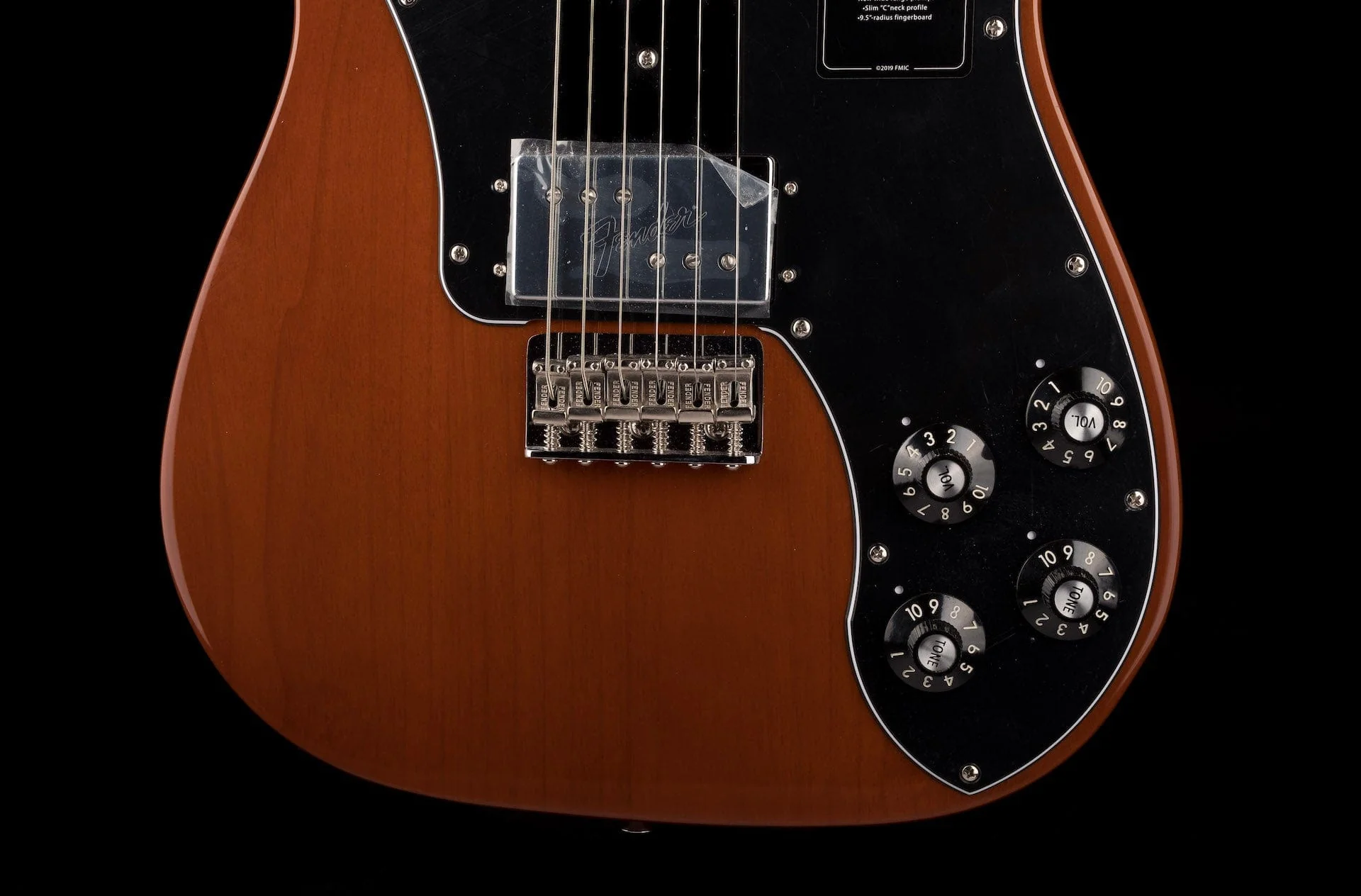 Used Fender Vintera 70's Tele Deluxe Mocha with Gig Bag - Image 5