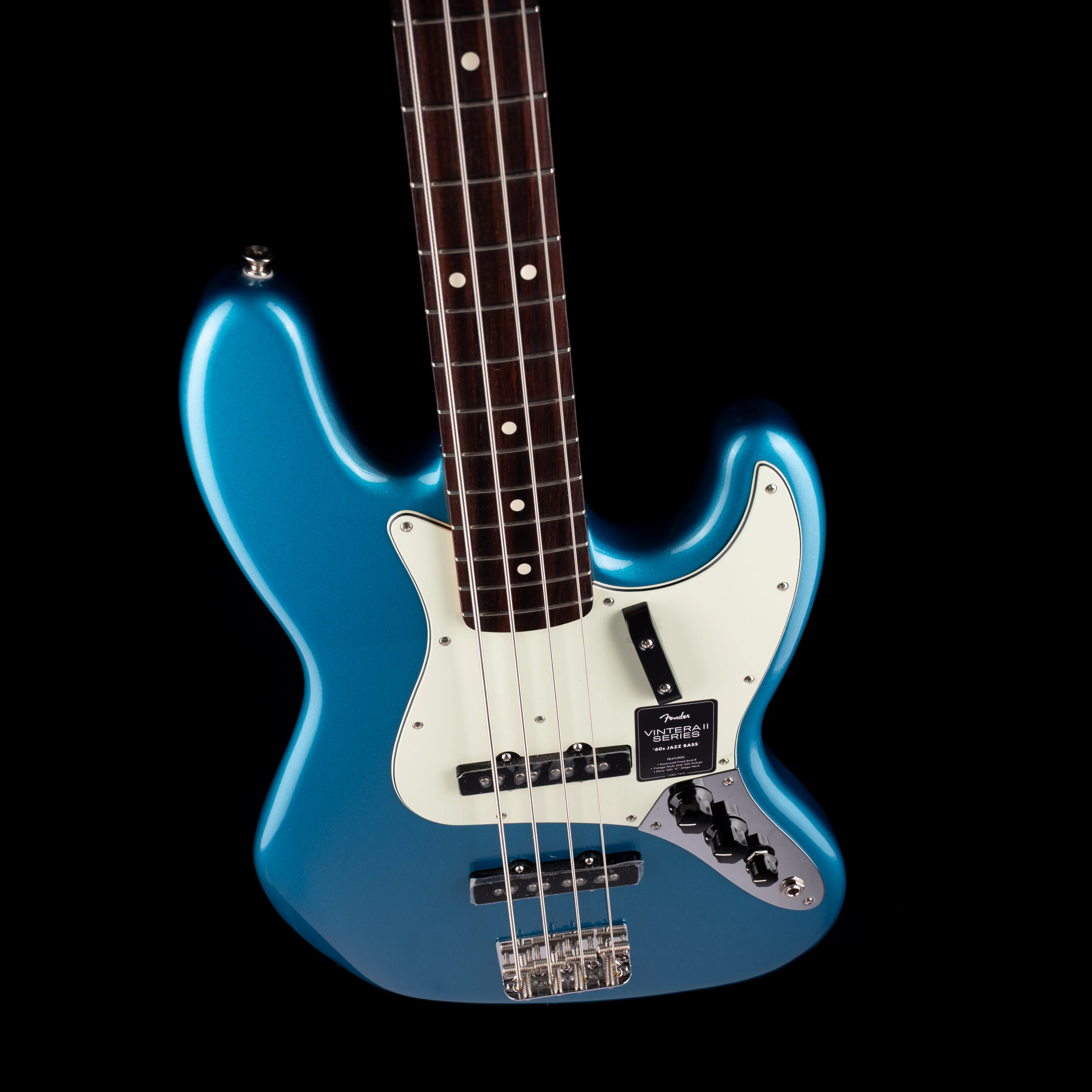 Used 2023 Fender Vintera II 60s Jazz Bass Lake Placid Blue With Gig Bag - Image 3
